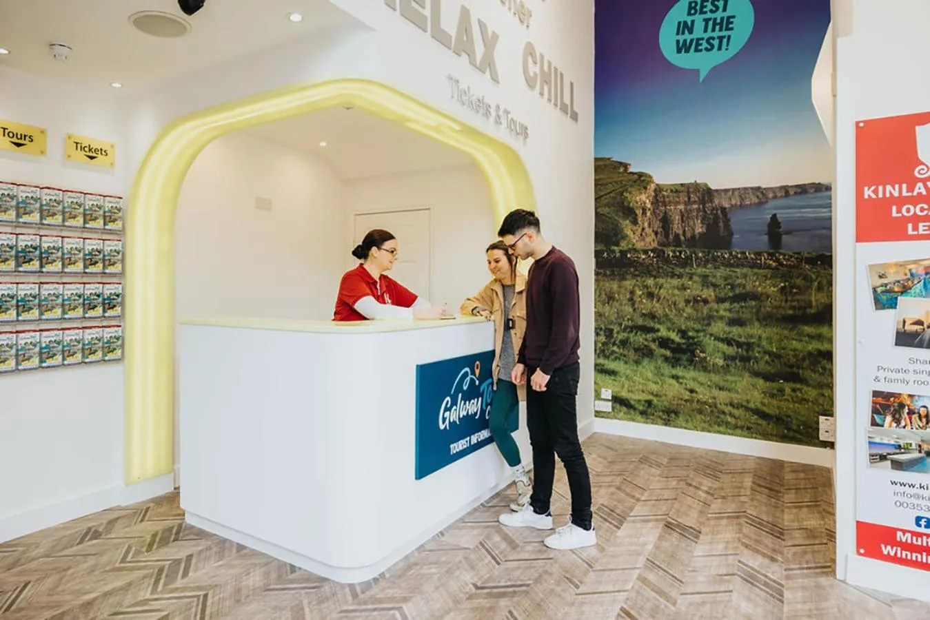 Staff in Kinlay Hostel Eyre Square - Best Hostel in Ireland 2025