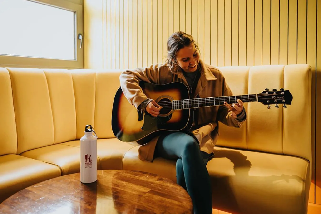 Communal lounge/ TV room in Kinlay Hostel Eyre Square - Best Hostel in Ireland 2025