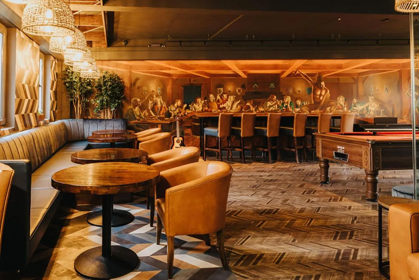 Communal lounge/ TV room in Kinlay Hostel Eyre Square - Best Hostel in Ireland 2025