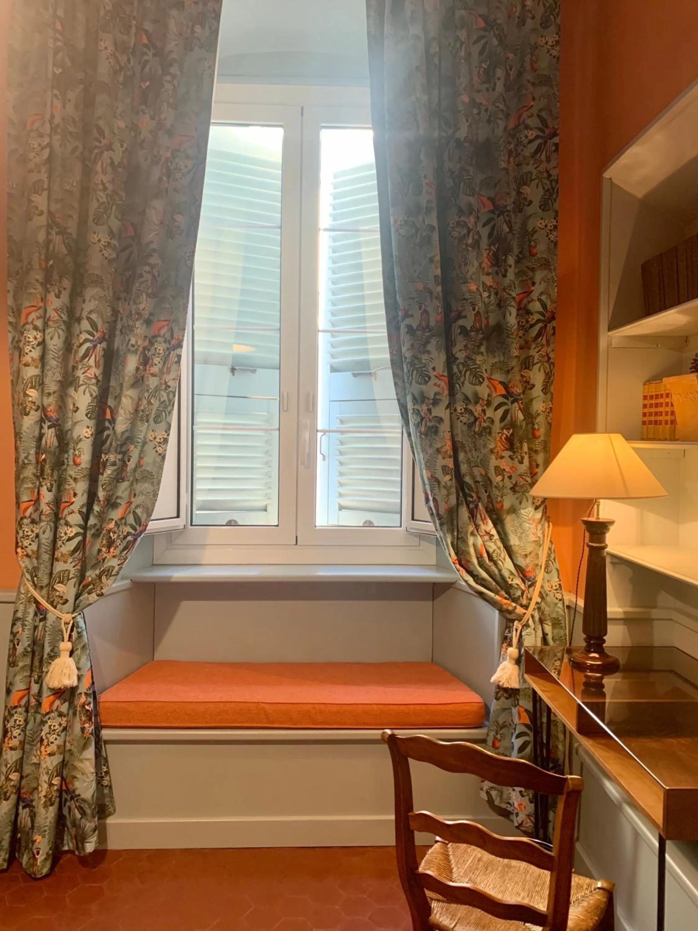 Decorative detail in Hotel Central Bastia