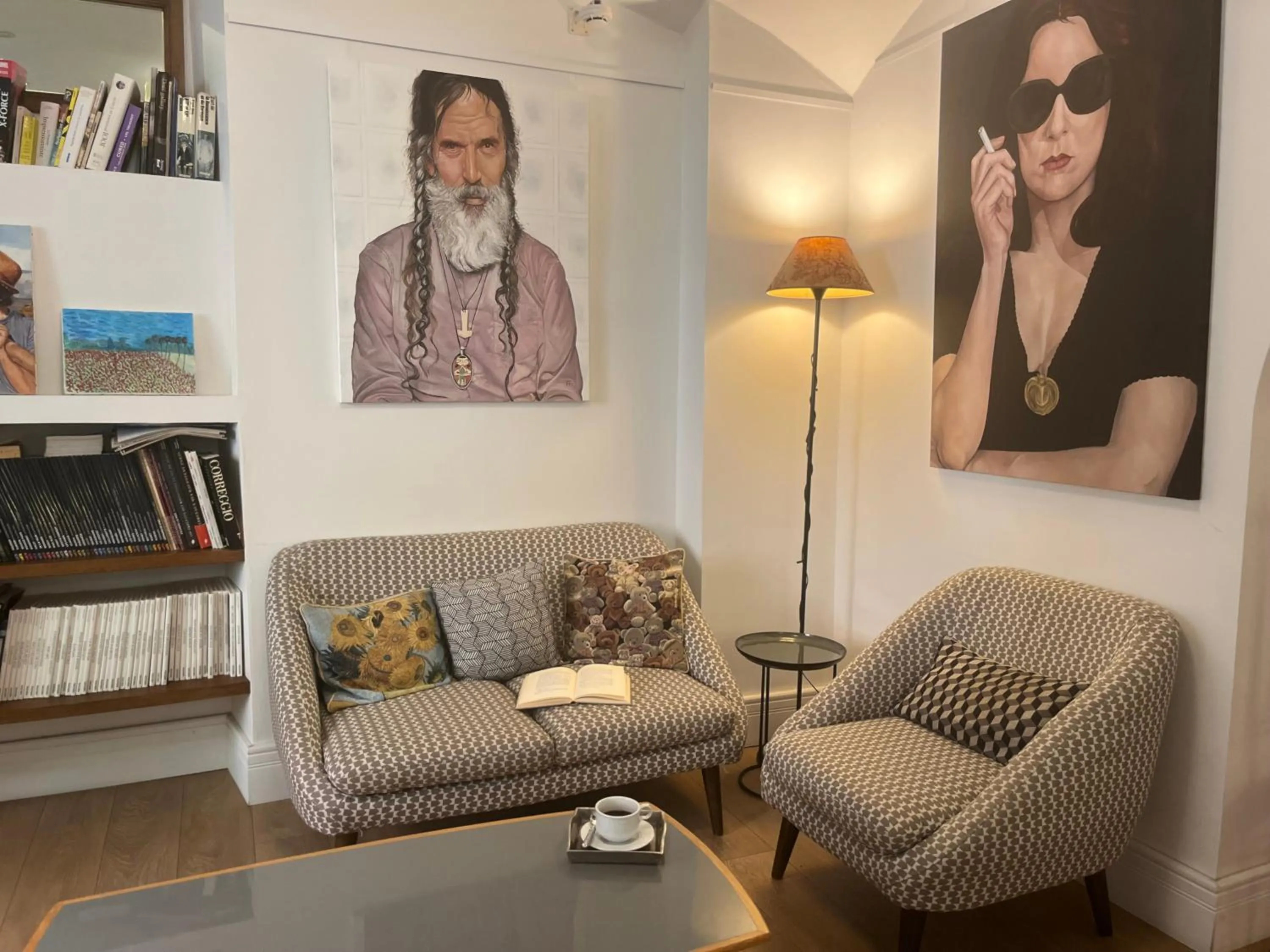 Living room in Hotel Central Bastia