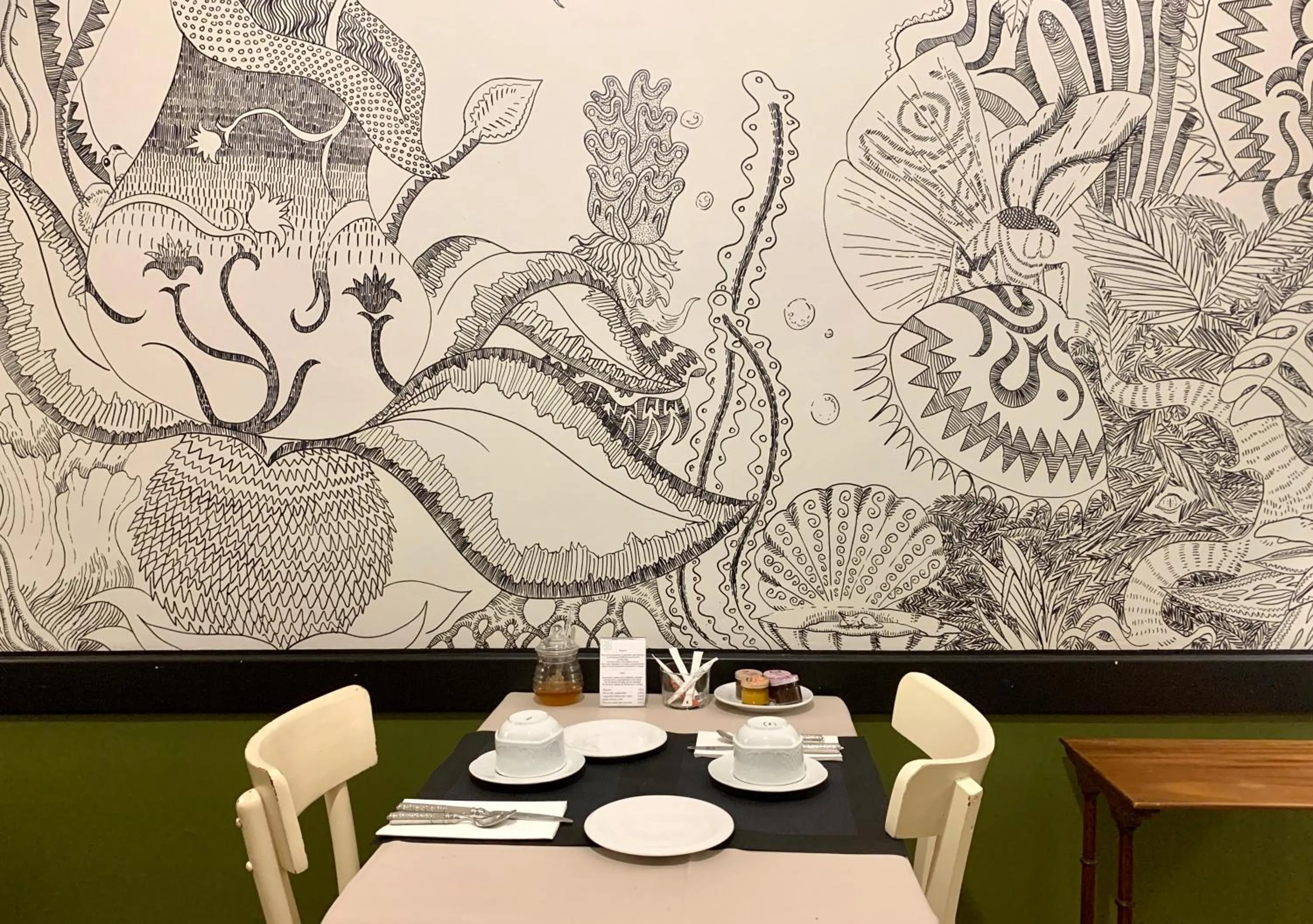 Breakfast in Hotel Central Bastia