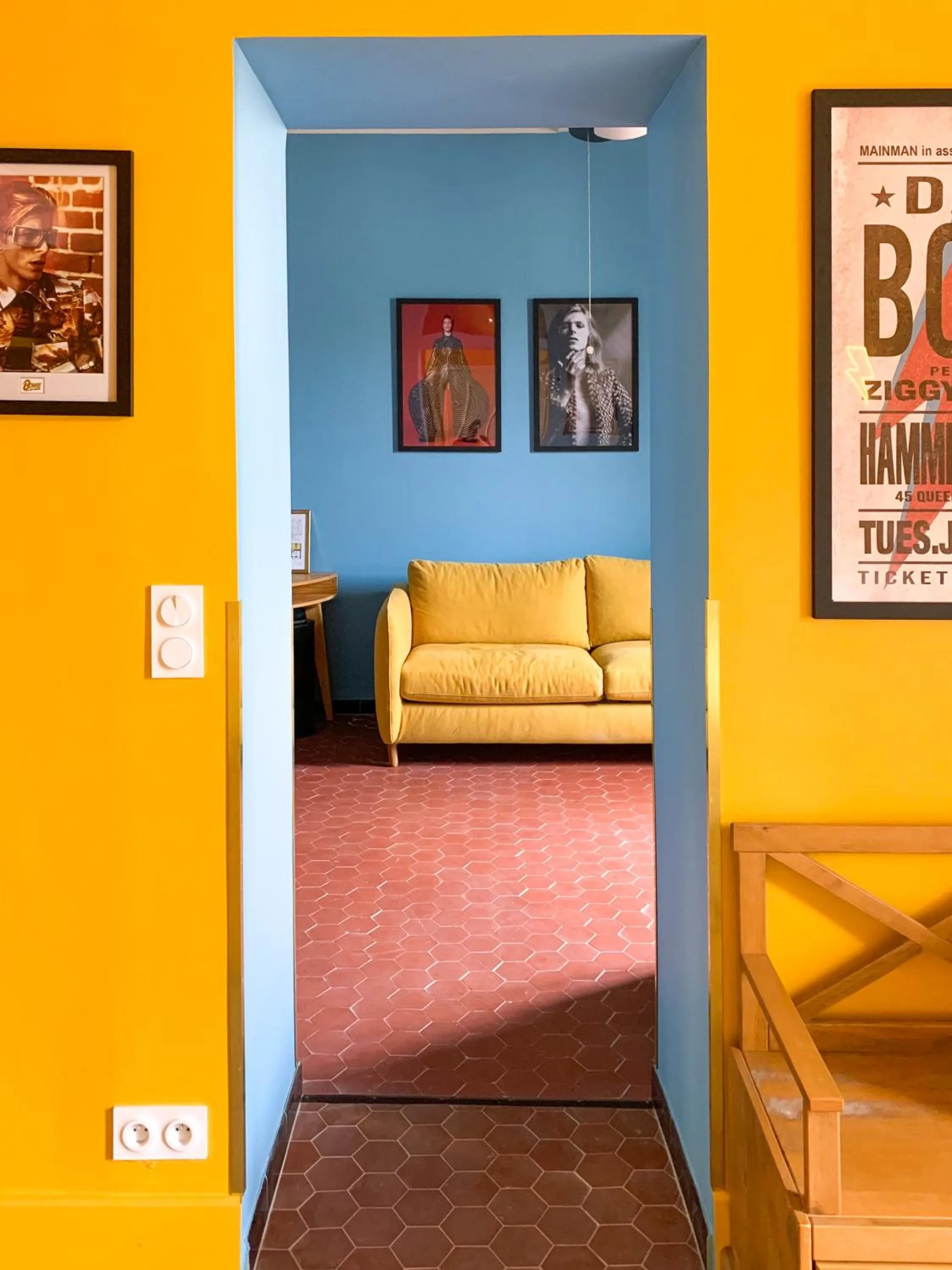Living room in Hotel Central Bastia