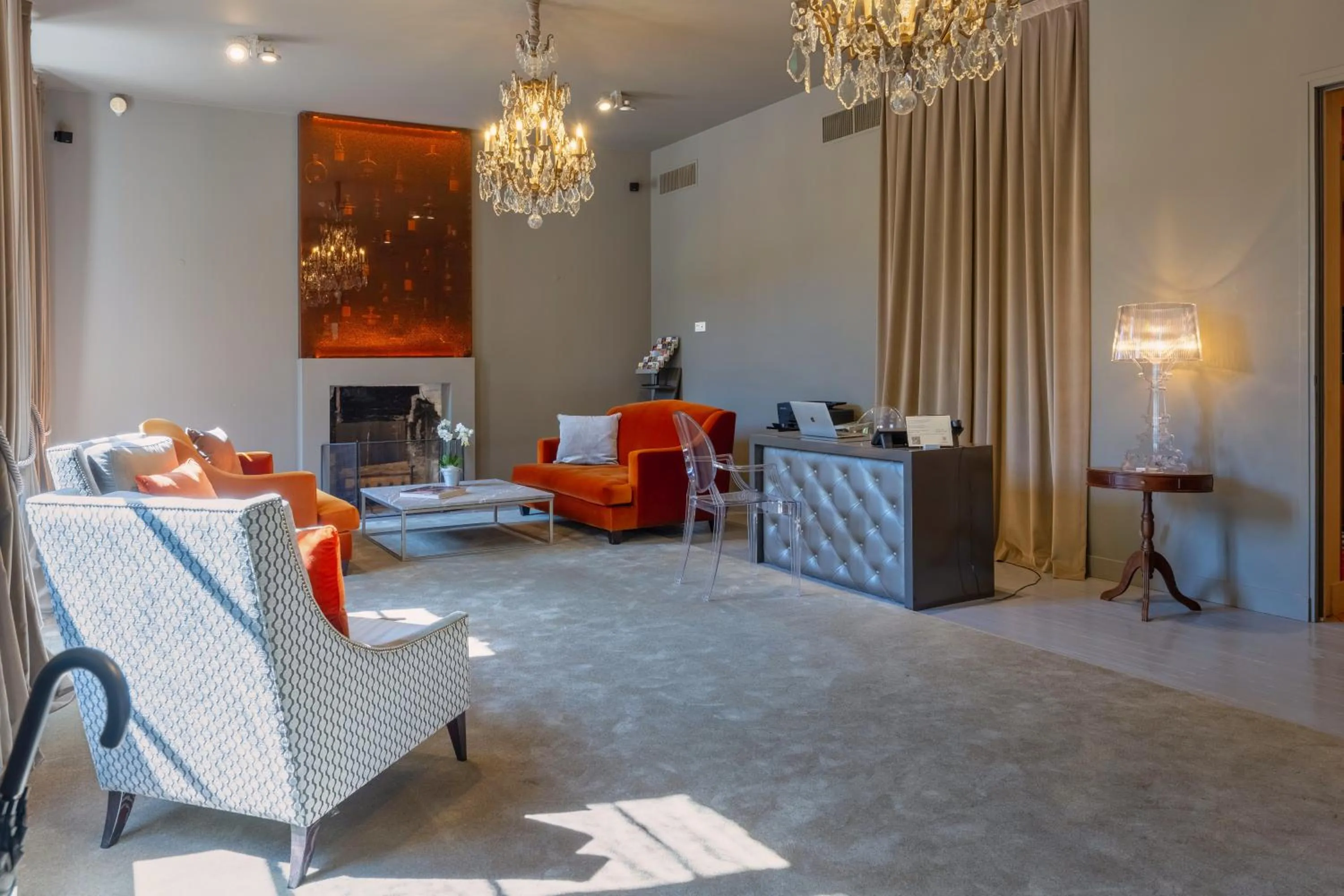 Lobby or reception in Hotel Ligaro - Jarnac