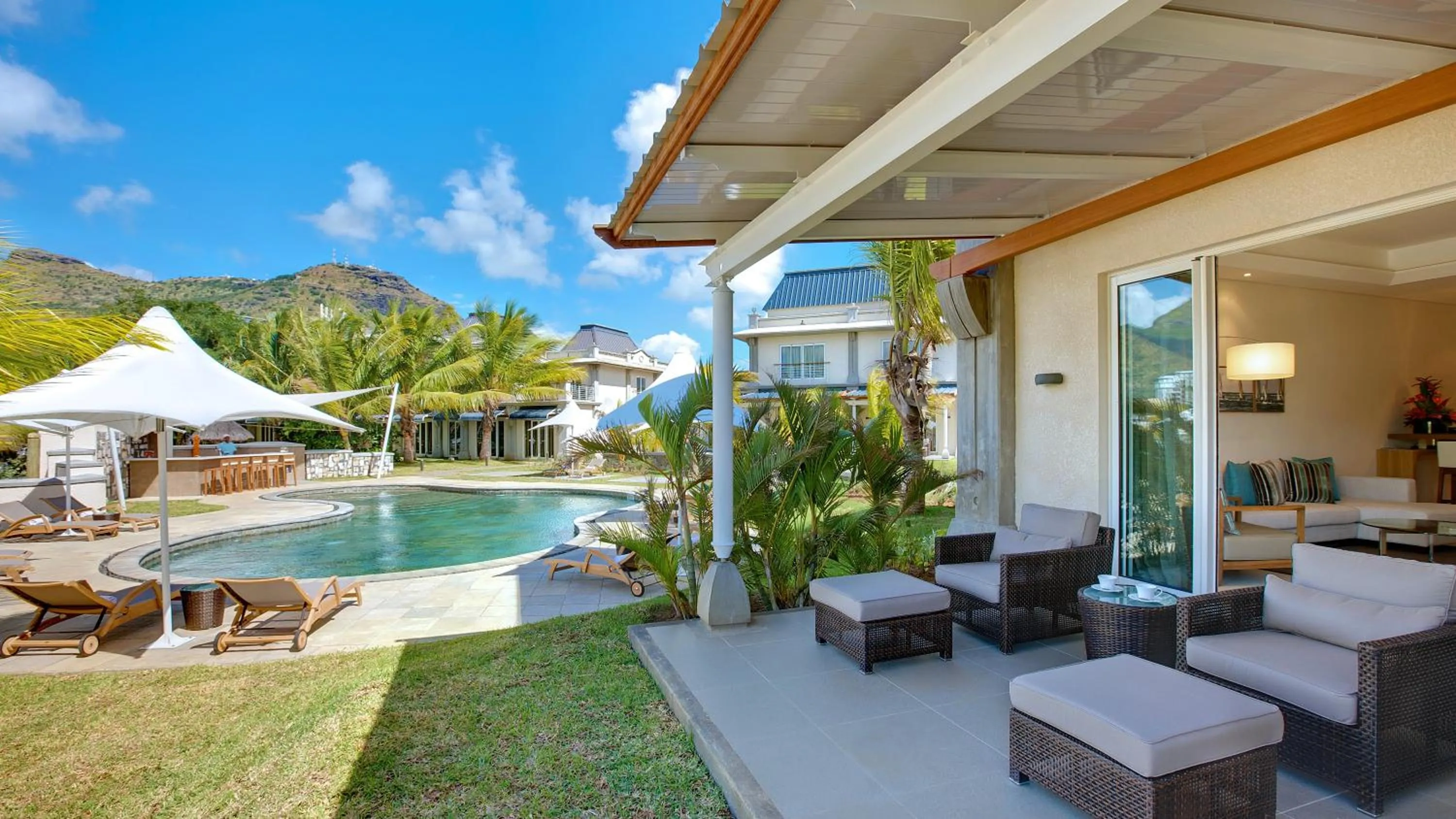 Swimming pool in Le Suffren Hotel & Marina