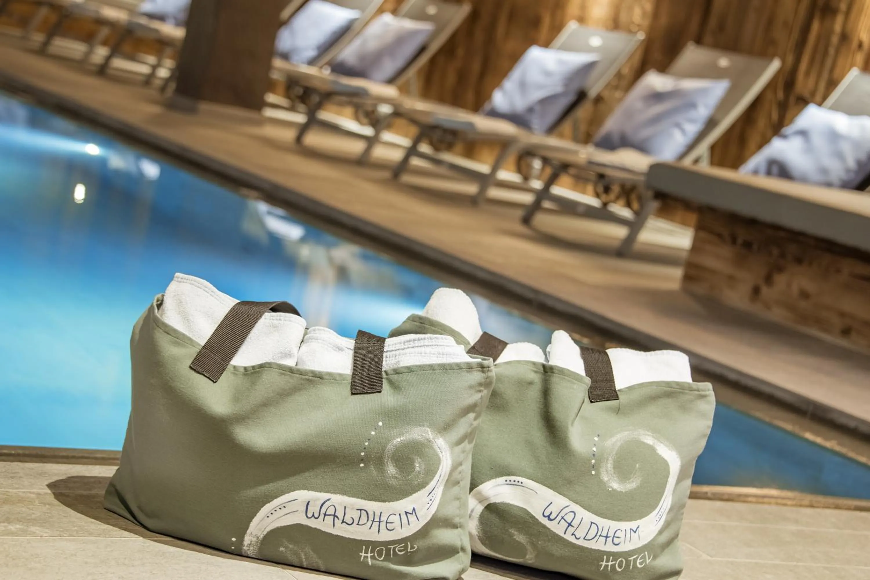 Swimming pool in Naturhotel Waldheim