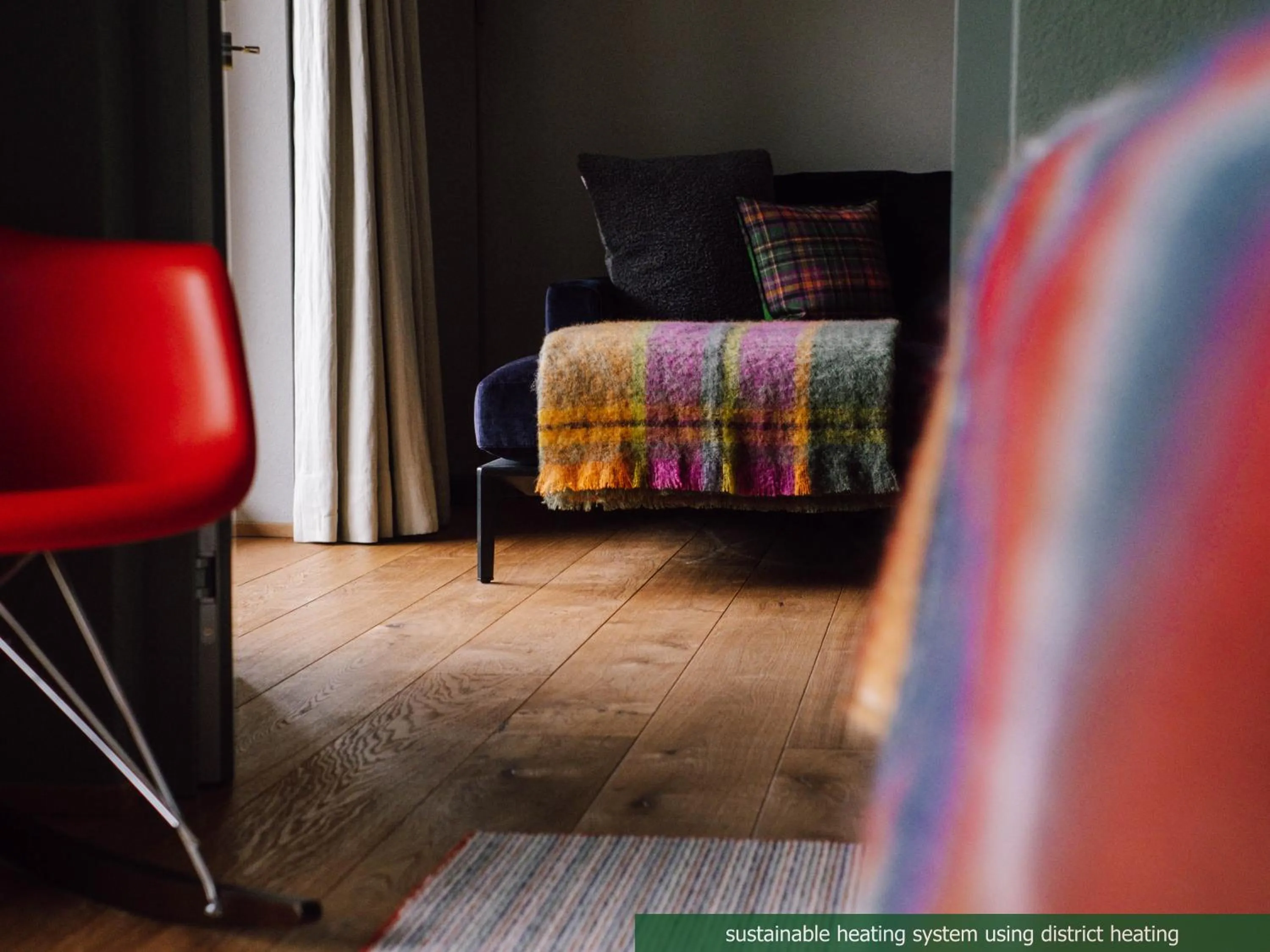 Living room, Bed in Appart Hotel Knappaboda