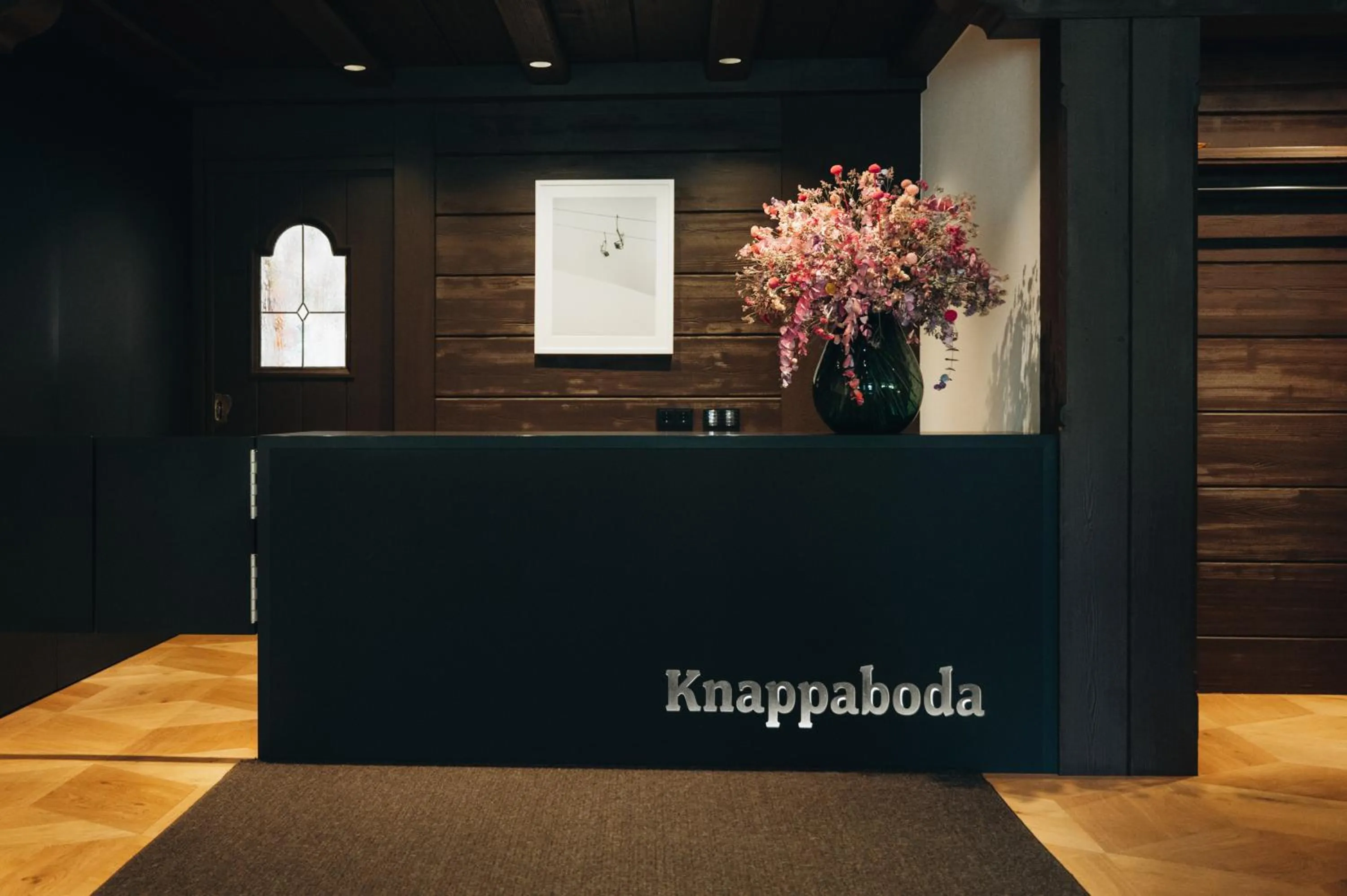 Lobby or reception in Appart Hotel Knappaboda