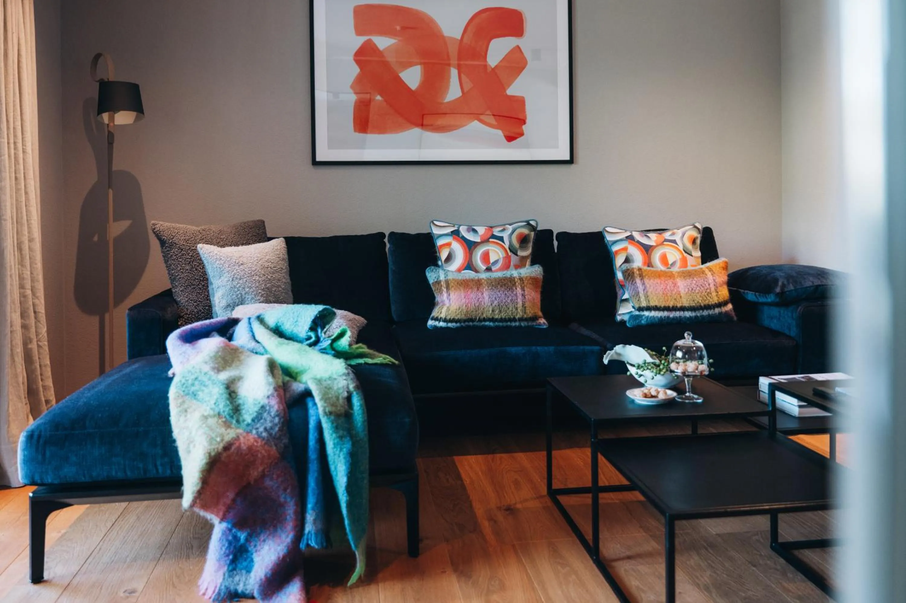 Living room in Appart Hotel Knappaboda