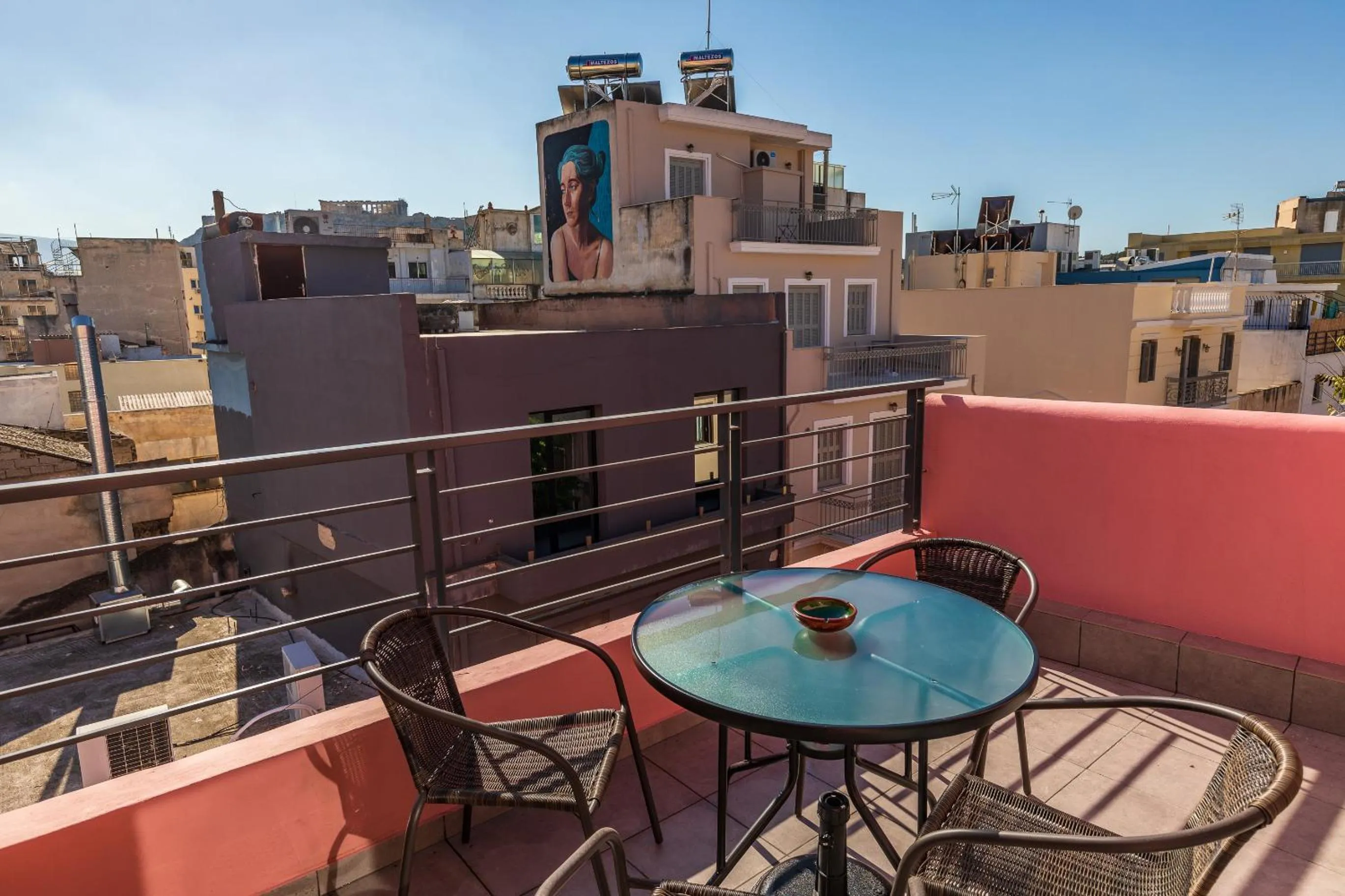 Balcony/Terrace in Central Stay Athens