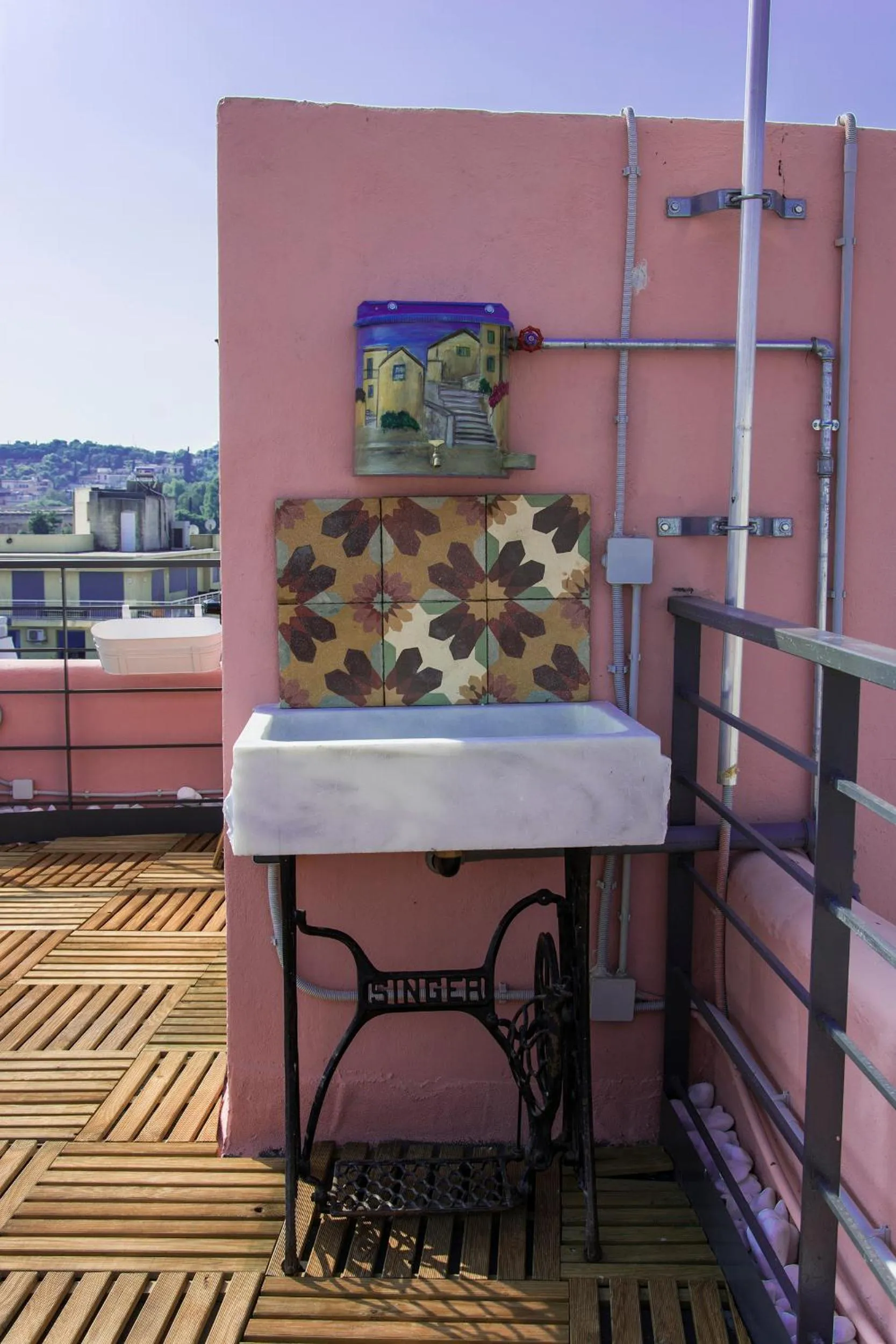 Balcony/Terrace in Central Stay Athens