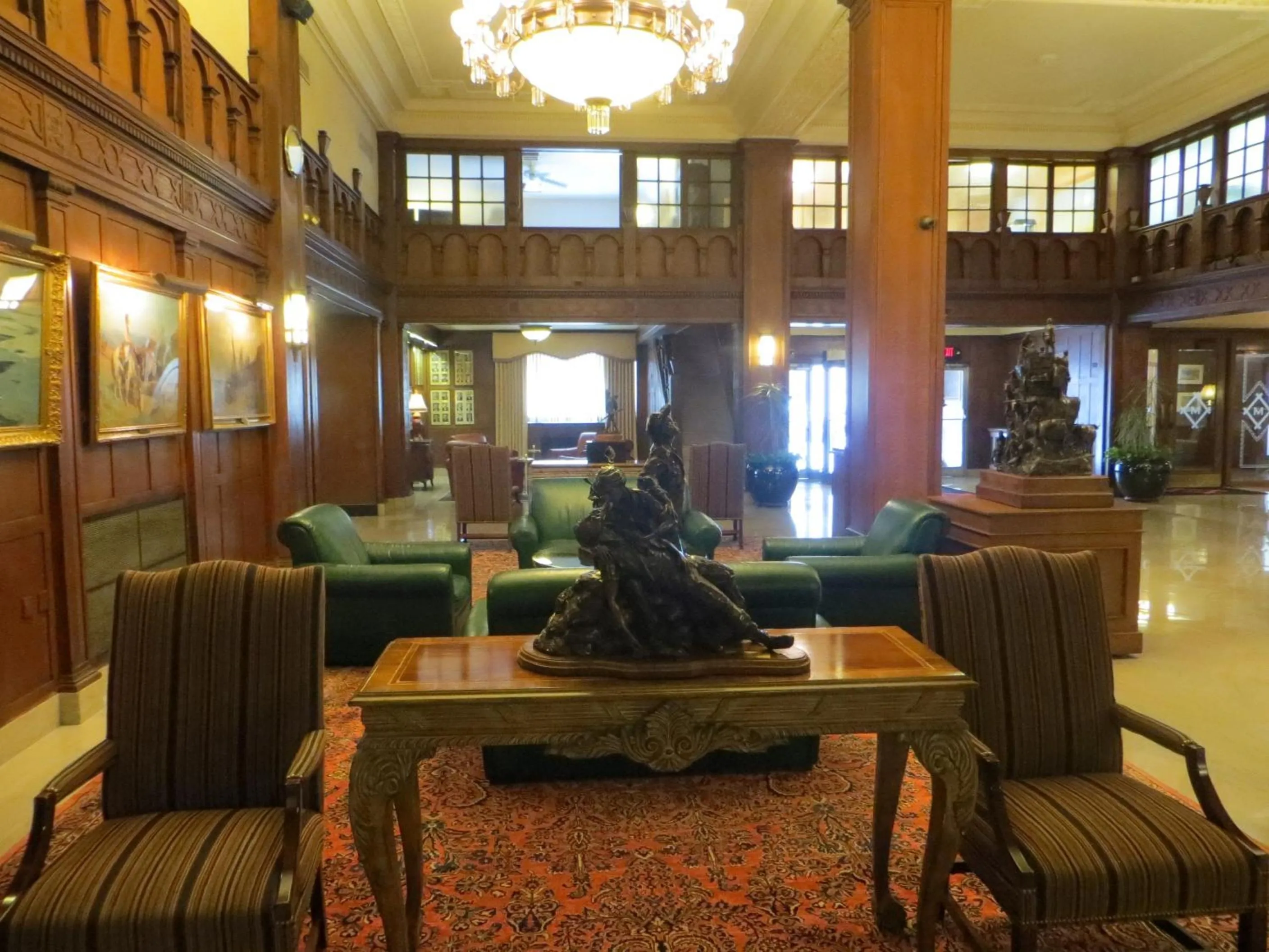 Lobby or reception in Missouri Athletic Club