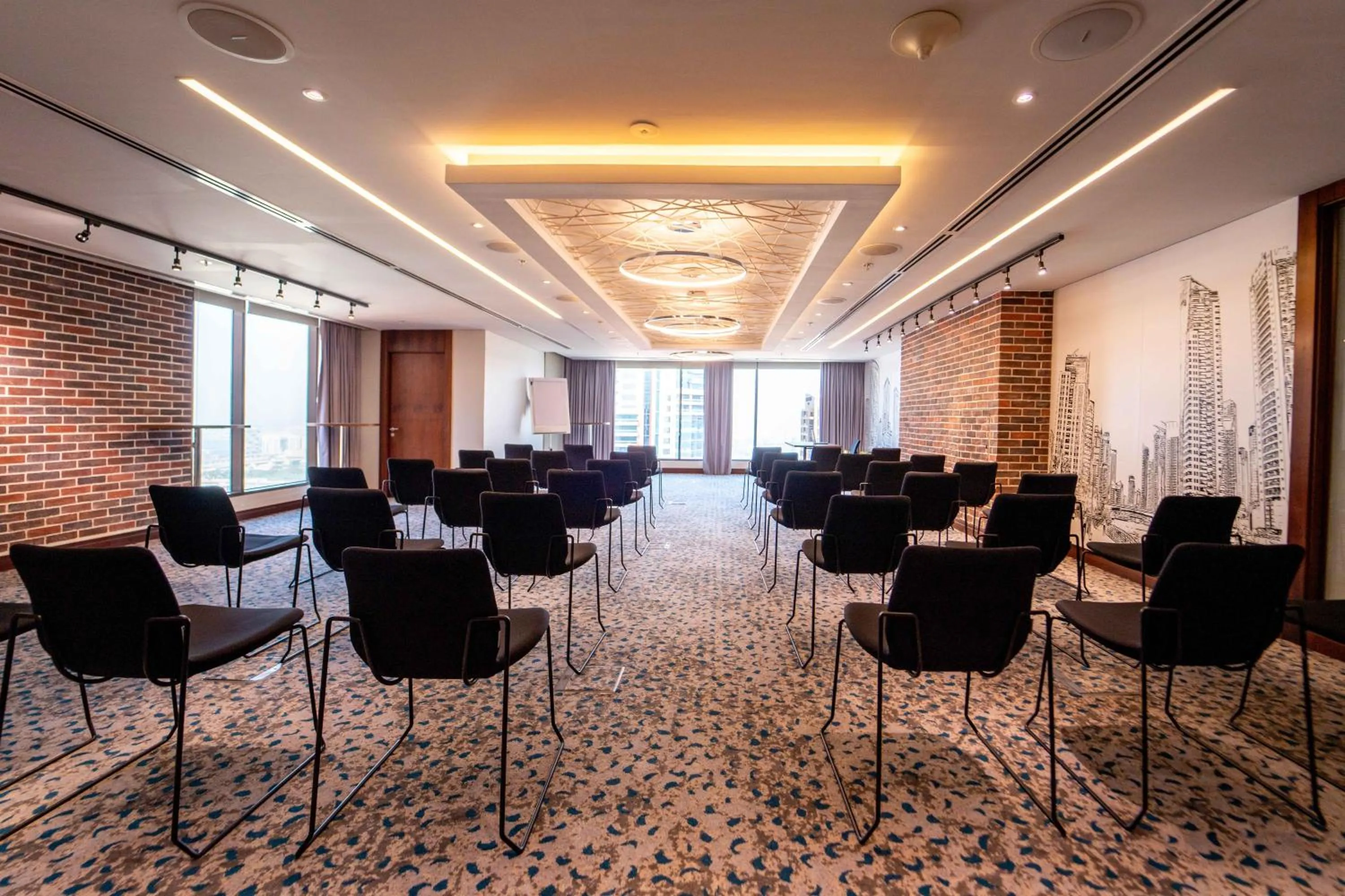 Meeting/conference room in Mercure Dubai Barsha Heights Hotel Suites And Apartments