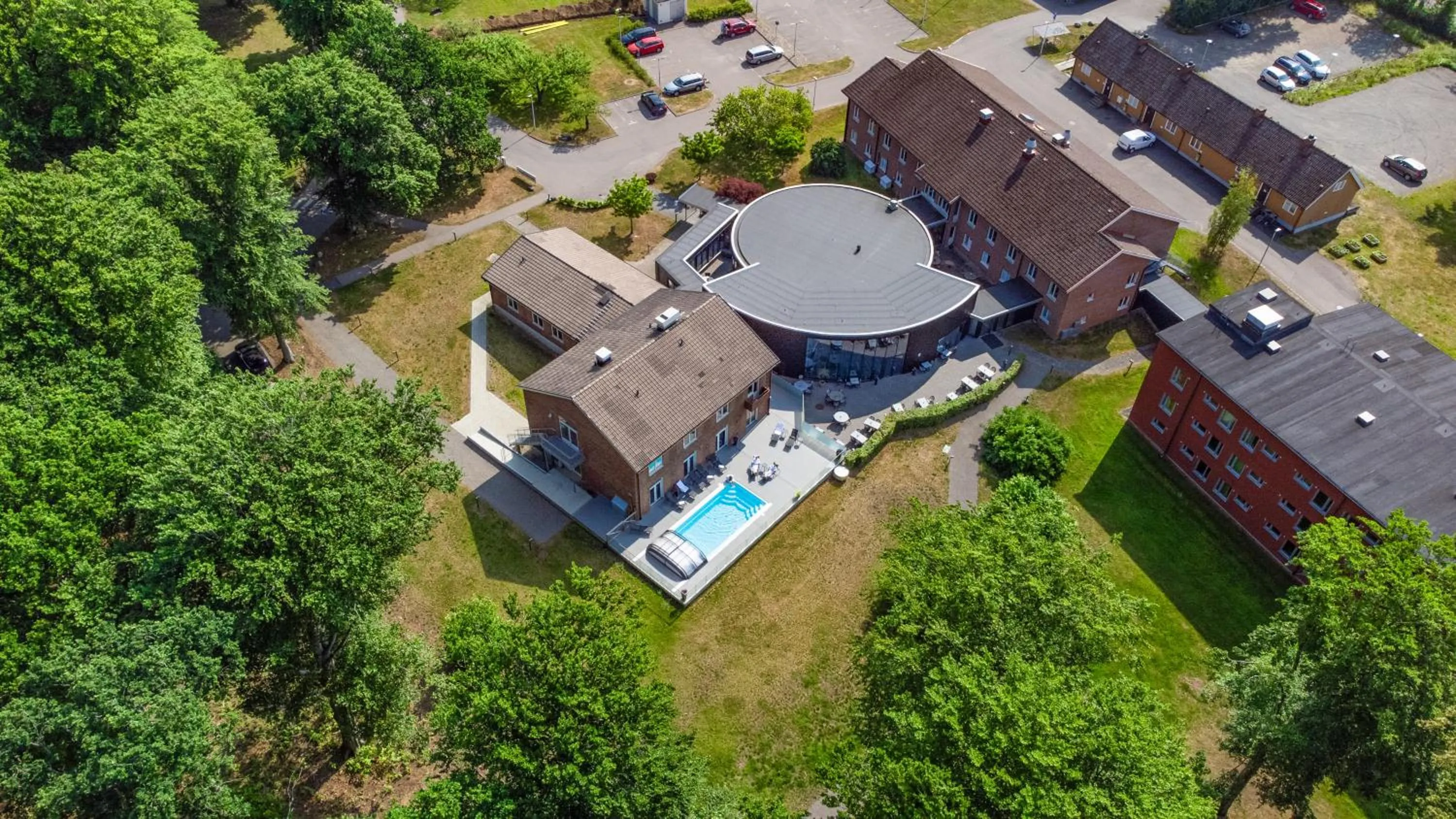 Bird's eye view in Best Western Valhall Park Hotell