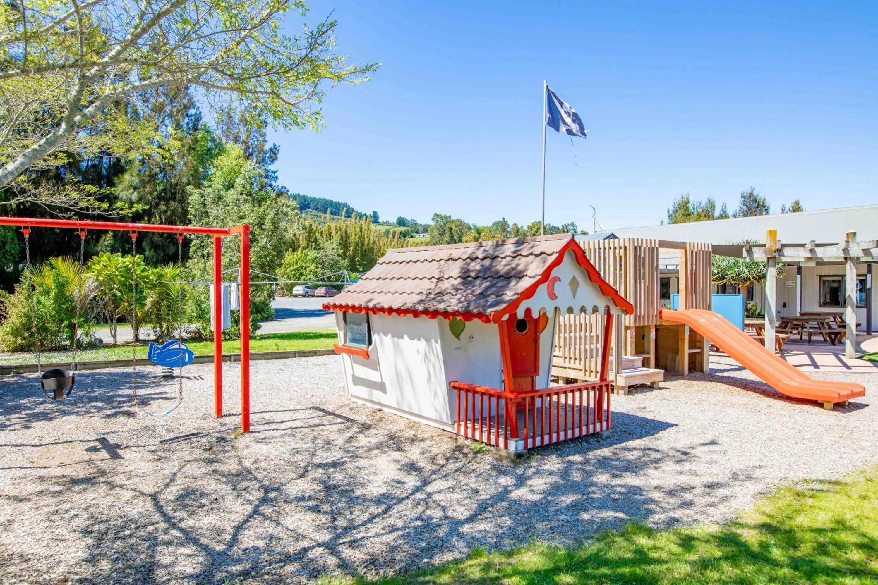 Children play ground in Hot Water Beach TOP 10 Holiday Park
