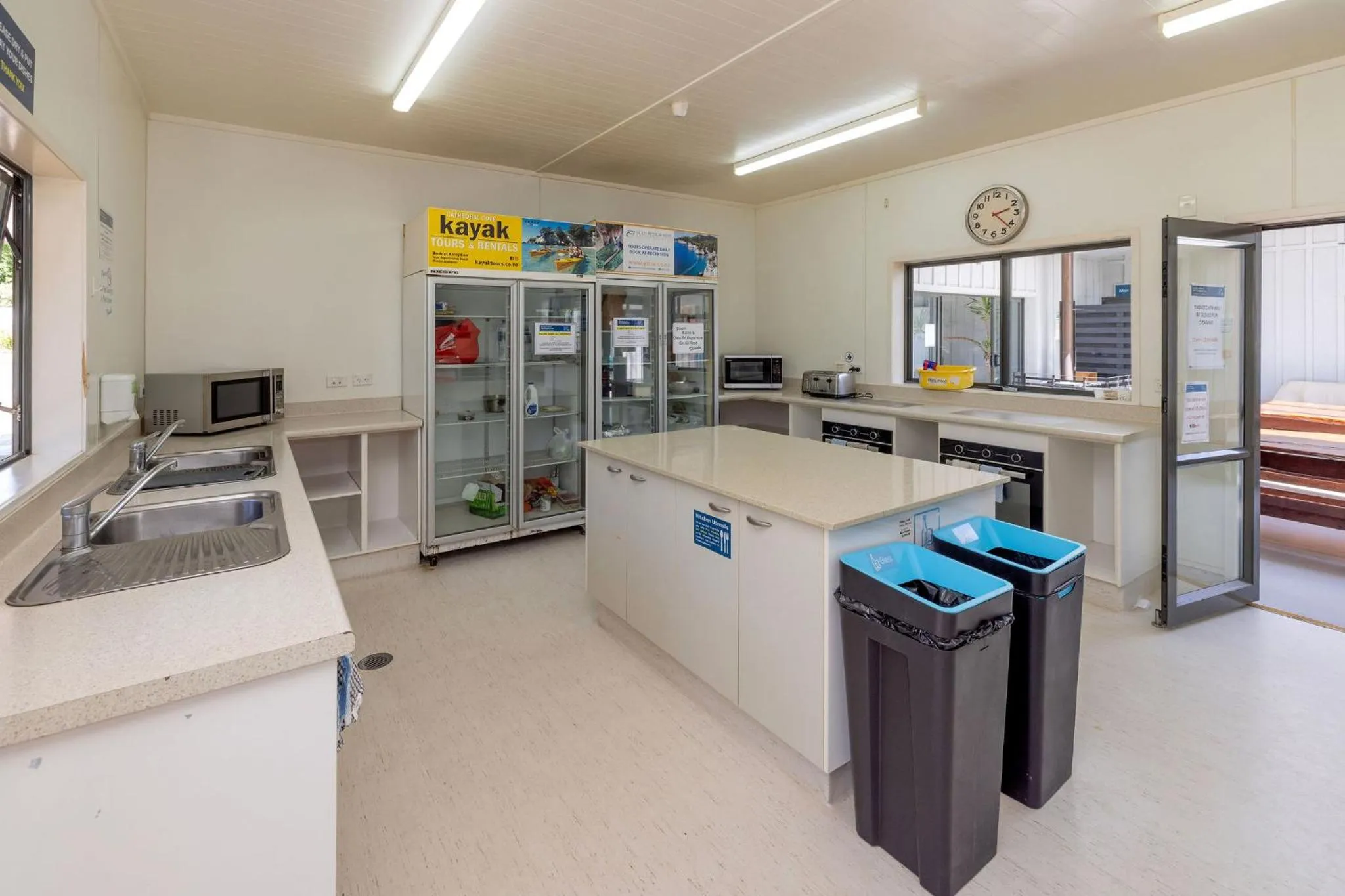 Communal kitchen in Hot Water Beach TOP 10 Holiday Park