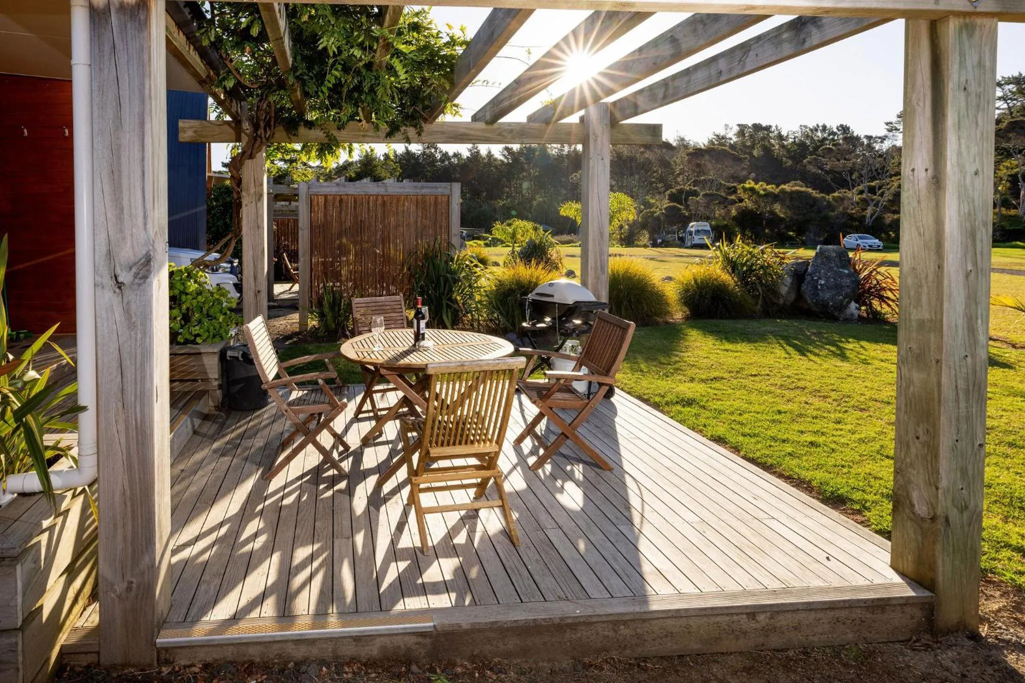 Balcony/Terrace in Hot Water Beach TOP 10 Holiday Park