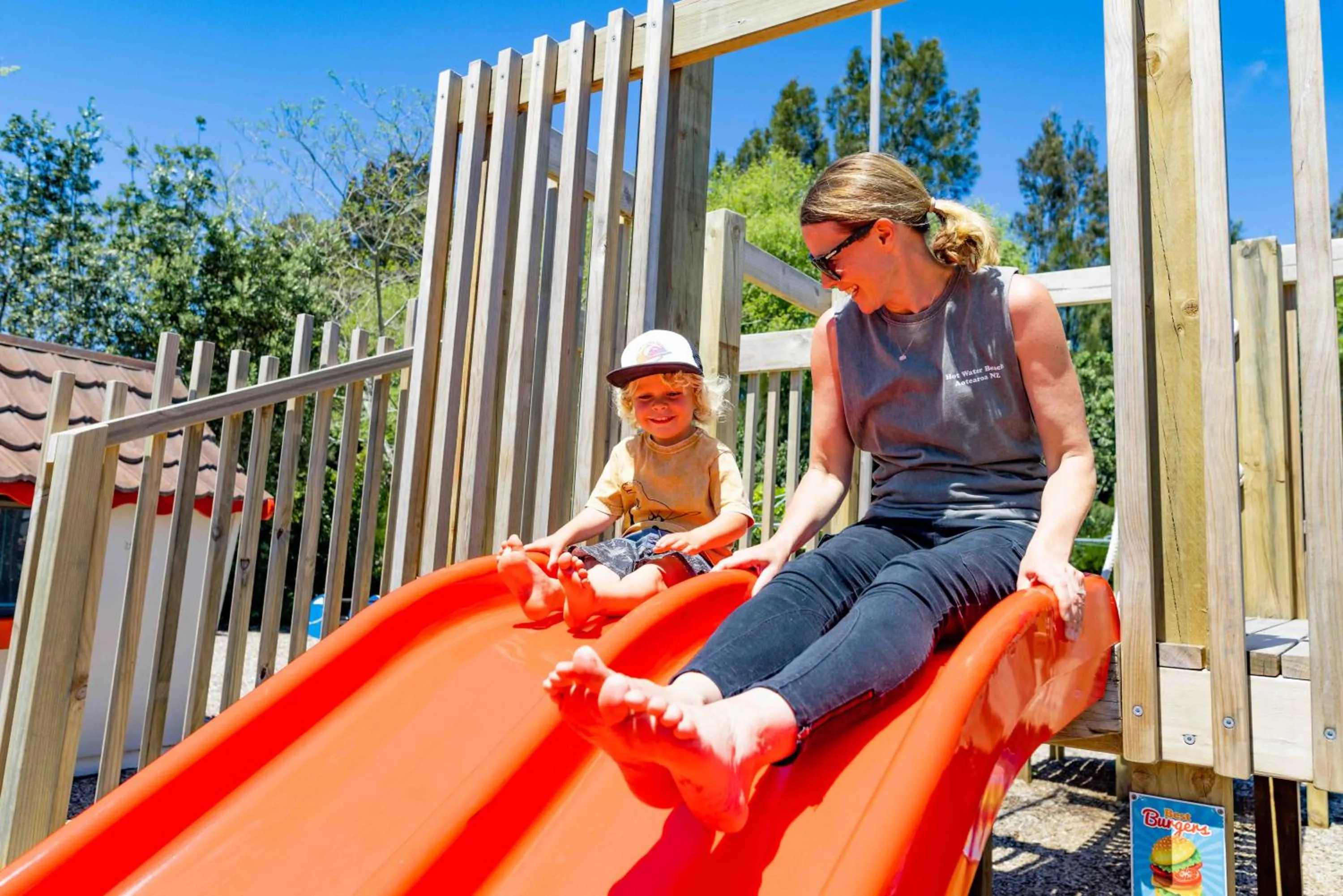 Children play ground in Hot Water Beach TOP 10 Holiday Park