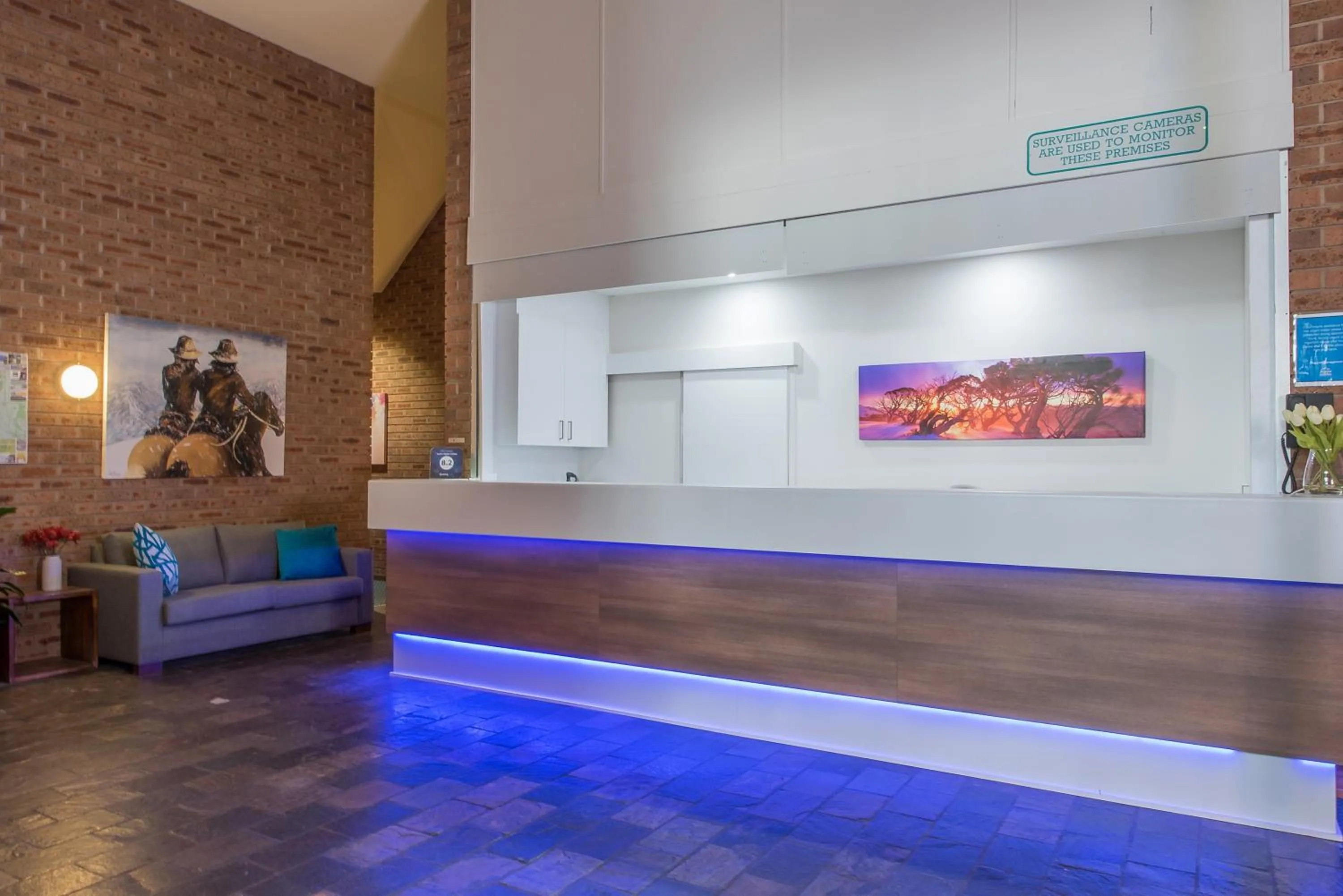 Lobby or reception in Alpine Gables