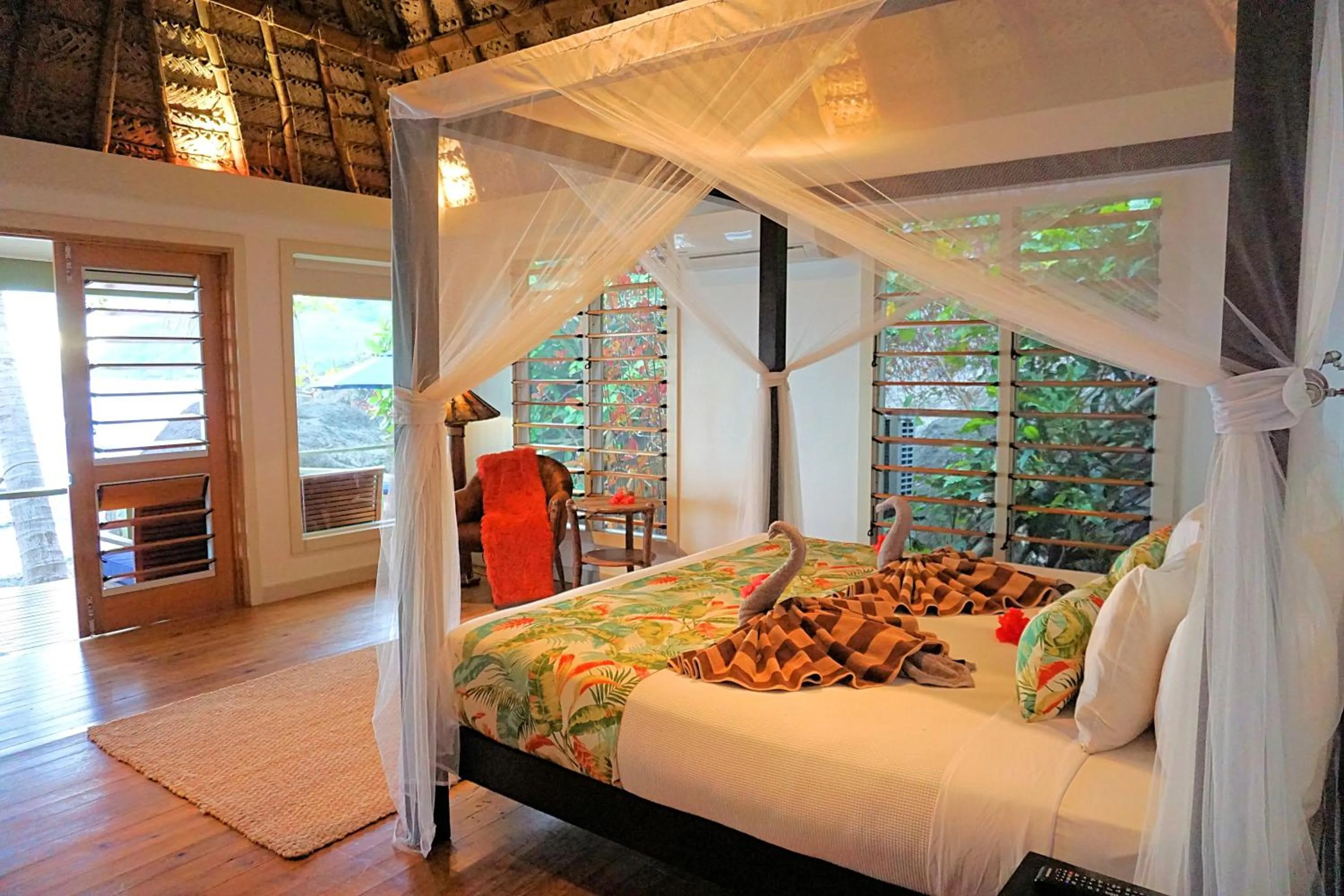 Bed in Octopus Resort