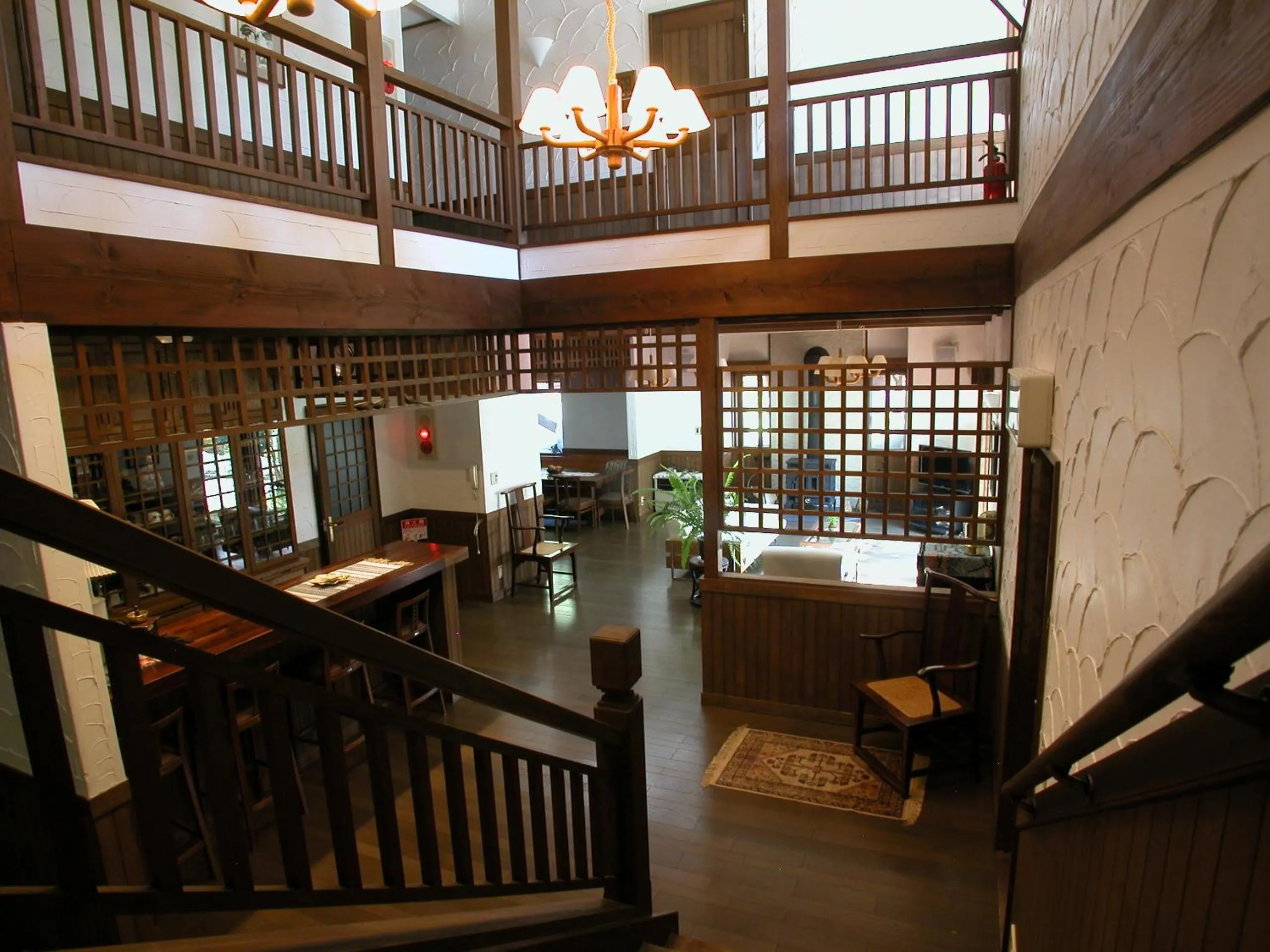 Seating area in B&B Koyuki Hakuba
