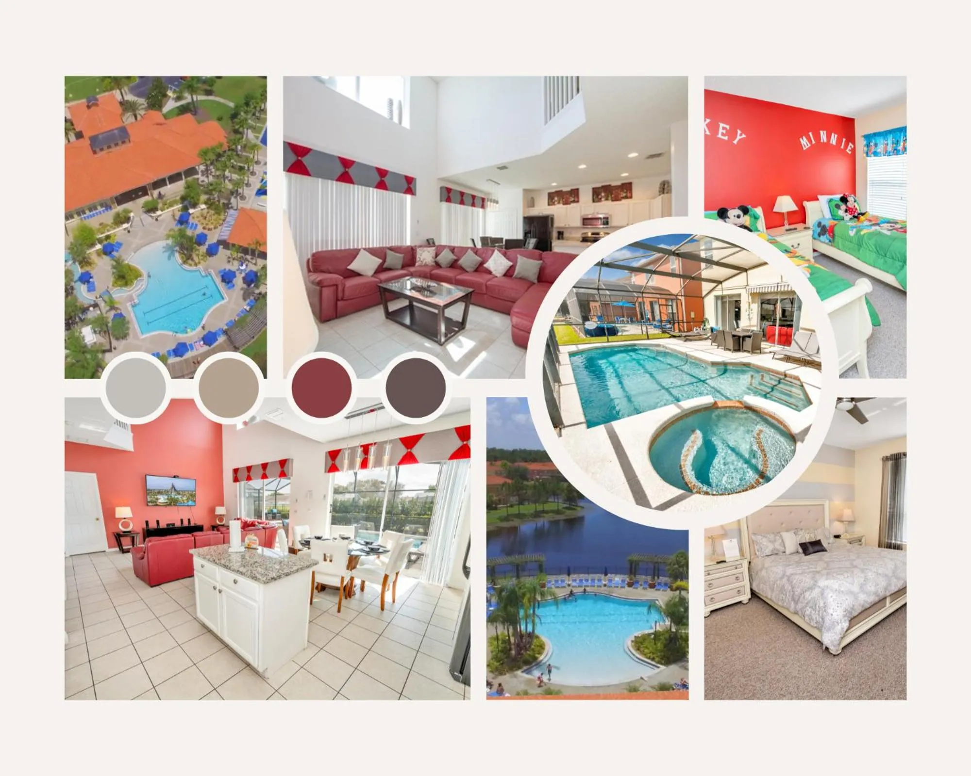 Restaurant/places to eat in Disney Dream with Hot Tub, Pool, Xbox, Games Room, Lakeview, 10 min to Disney, Clubhouse