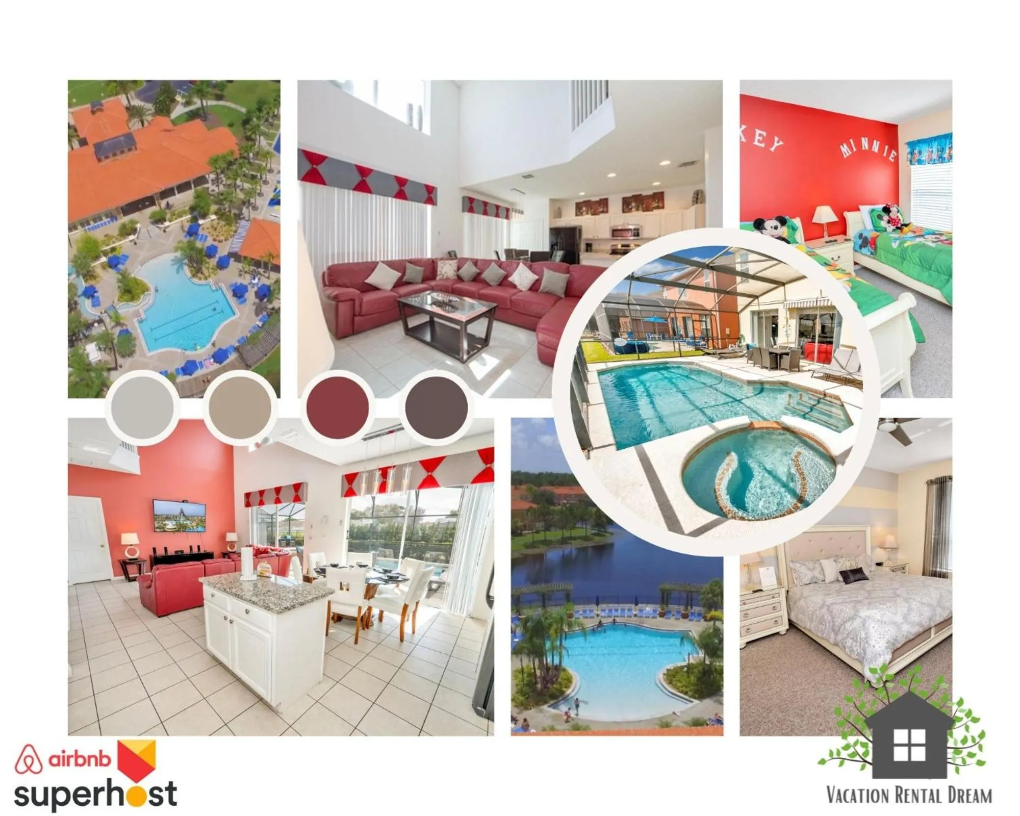 Property building in Disney Dream with Hot Tub, Pool, Xbox, Games Room, Lakeview, 10 min to Disney, Clubhouse