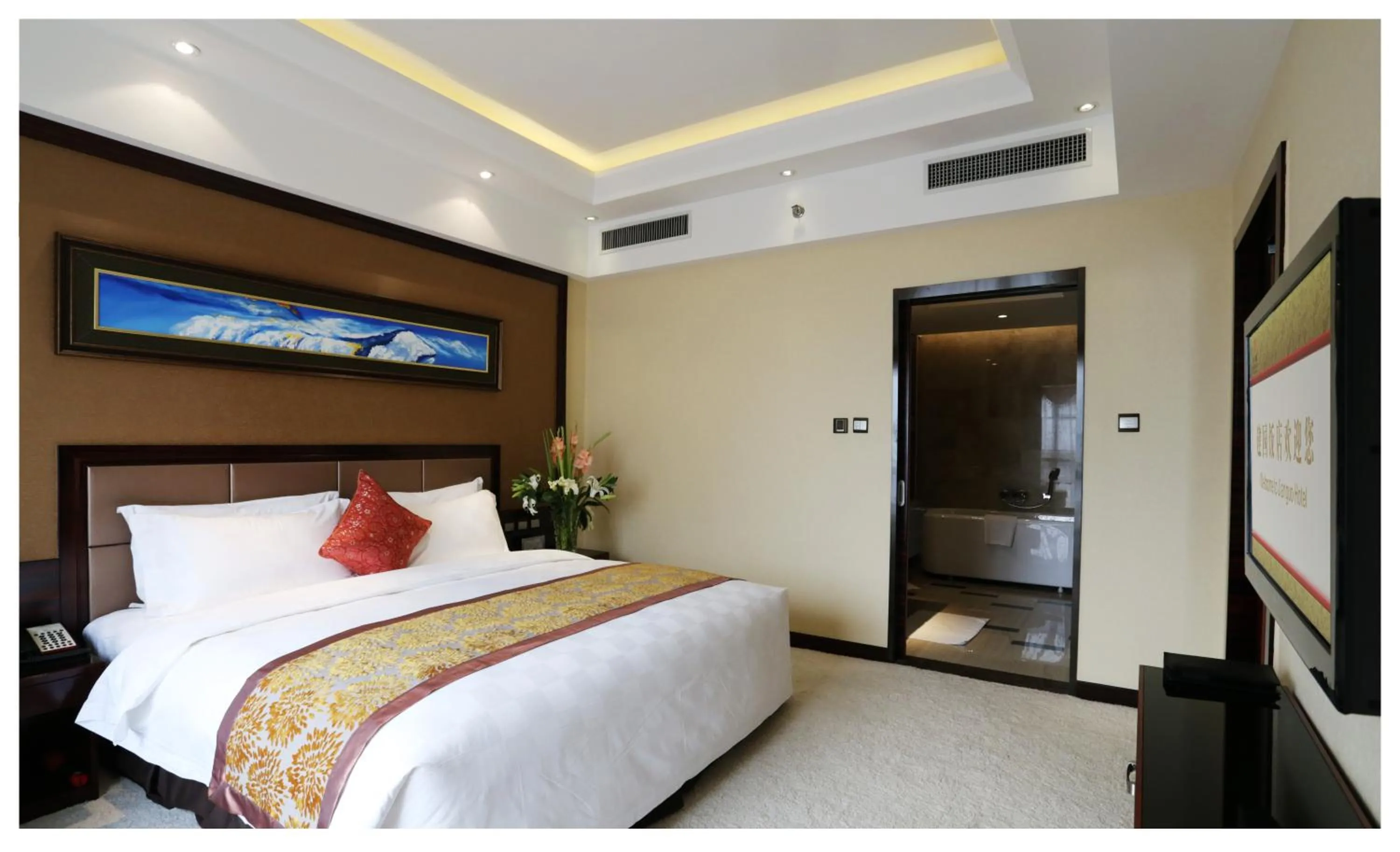 bunk bed, Bed in Zhengzhou Jianguo Hotel