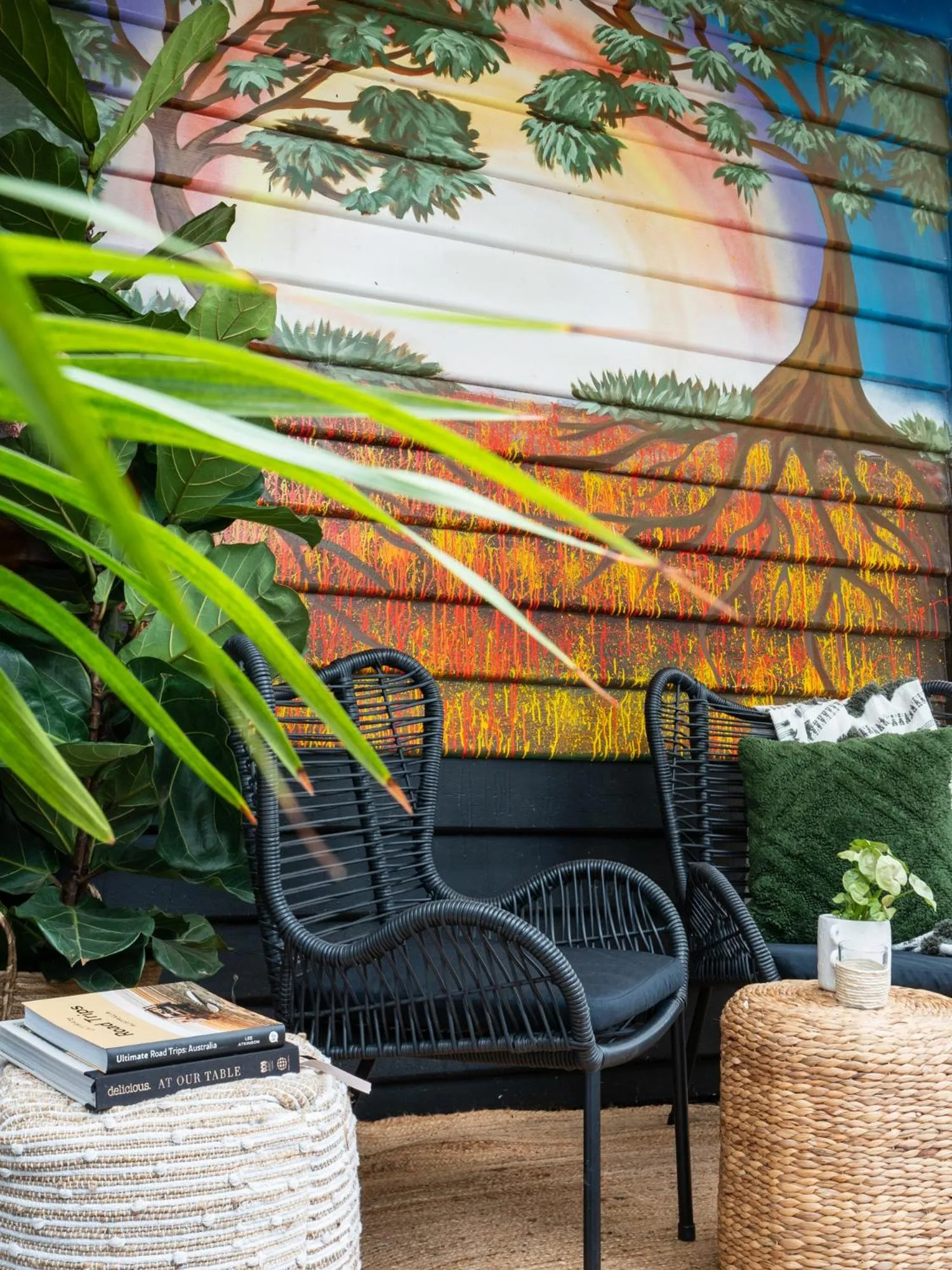 Garden in Bendigo Backpackers