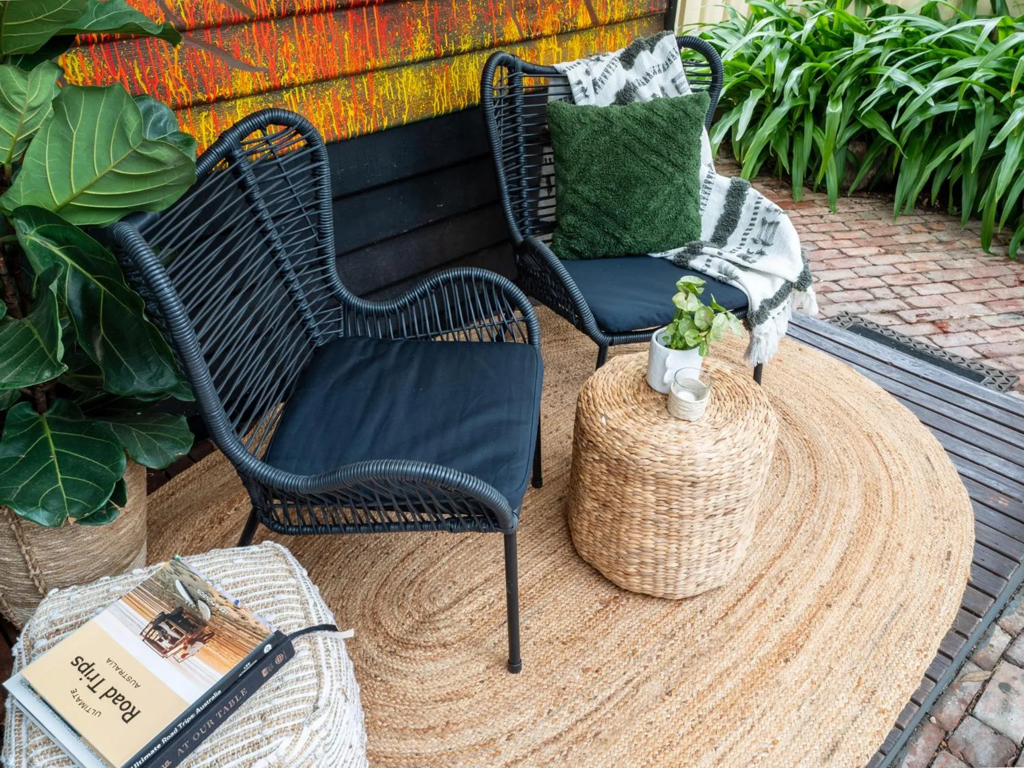 Patio in Bendigo Backpackers