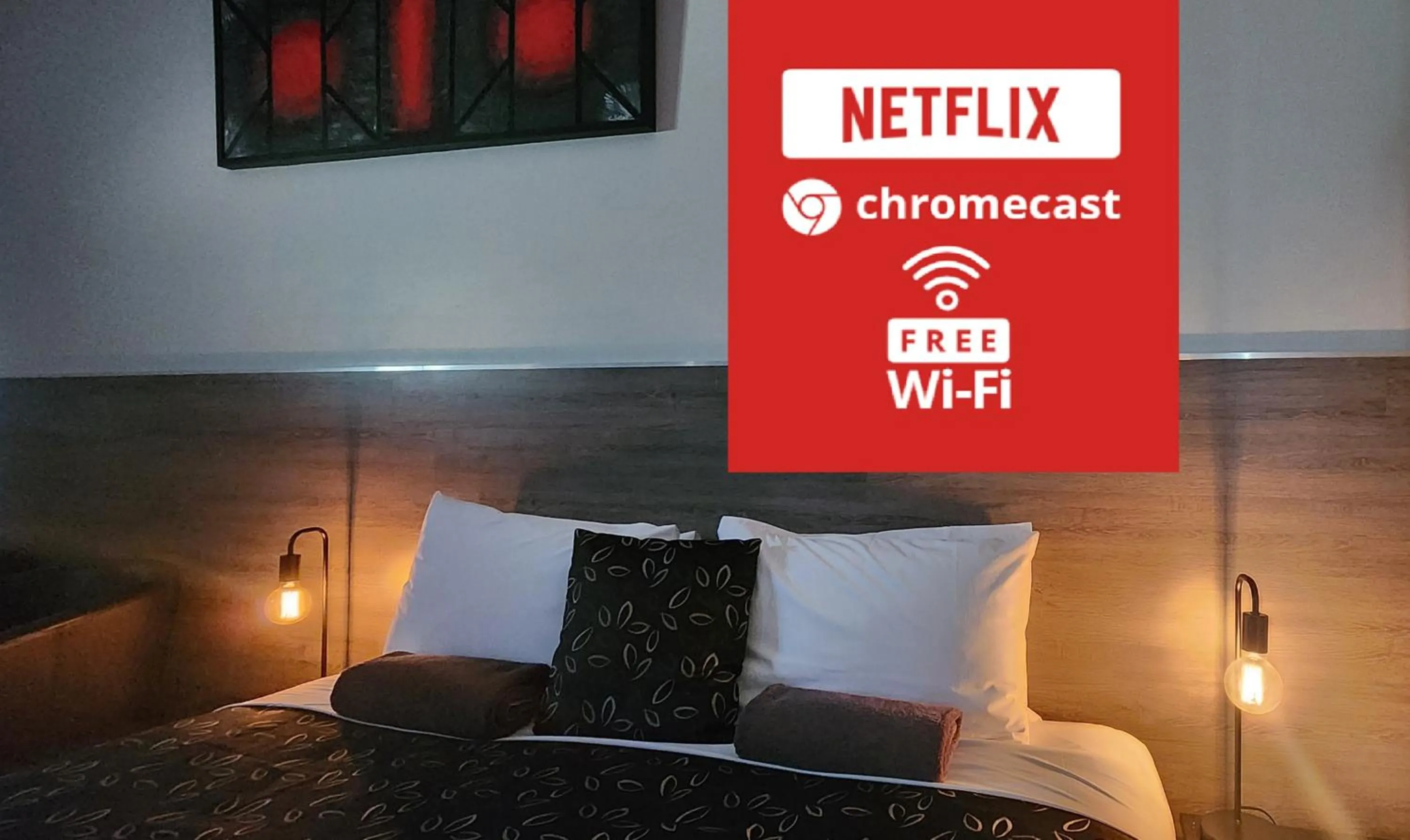 Bed in Motel24Seven and Apartments