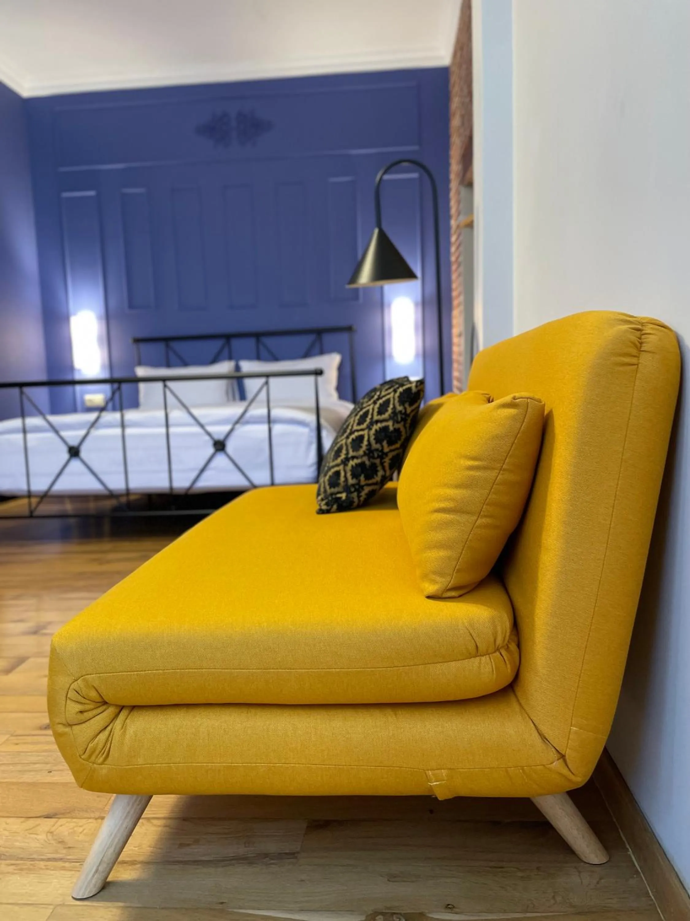 Seating area in Arts Hotel Tbilisi