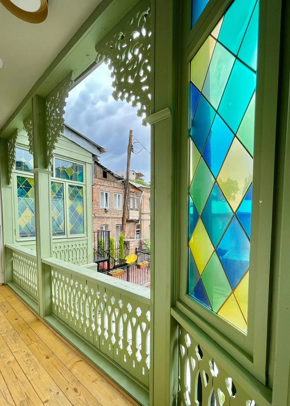 Decorative detail in Arts Hotel Tbilisi