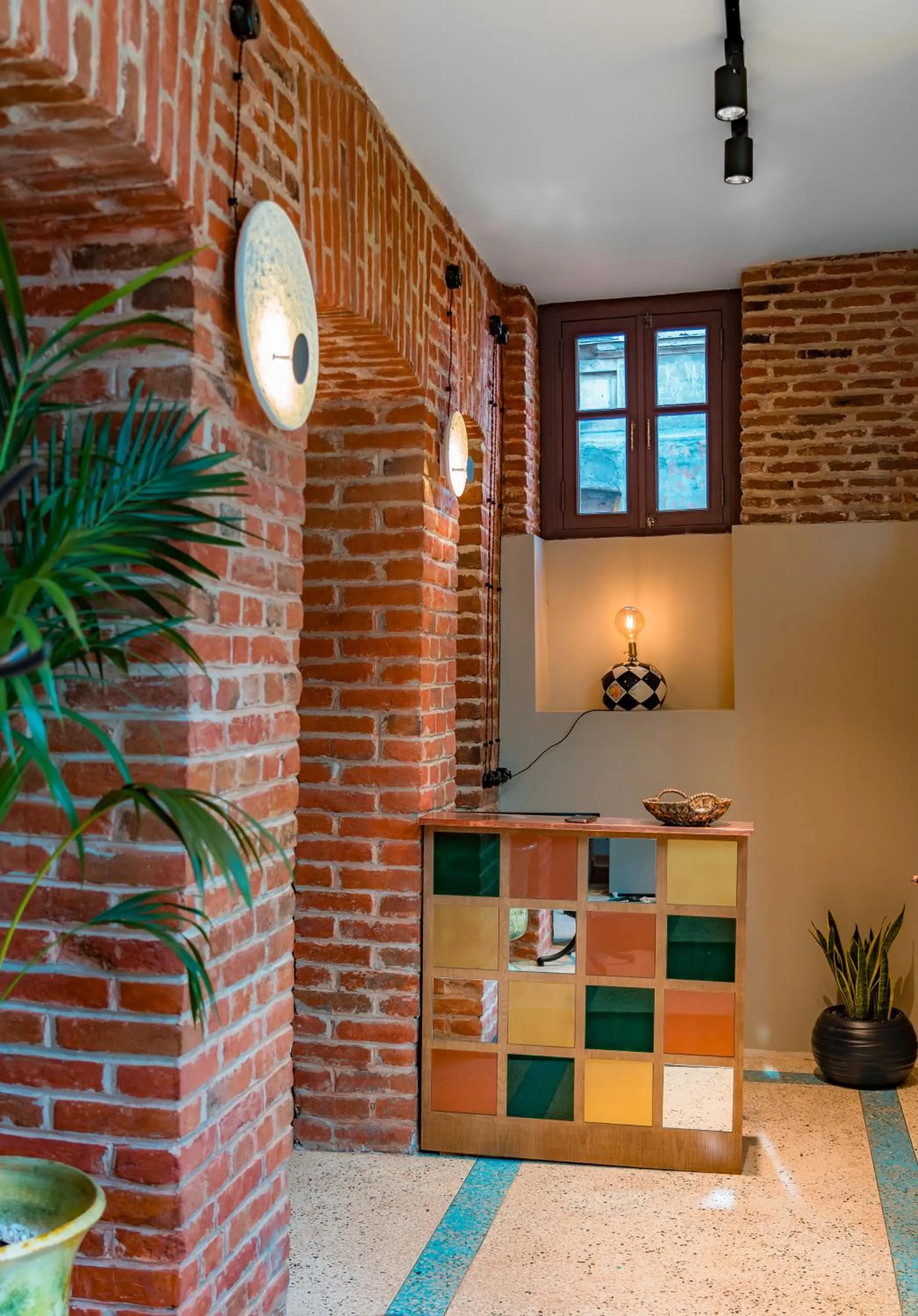 Lobby or reception in Arts Hotel Tbilisi