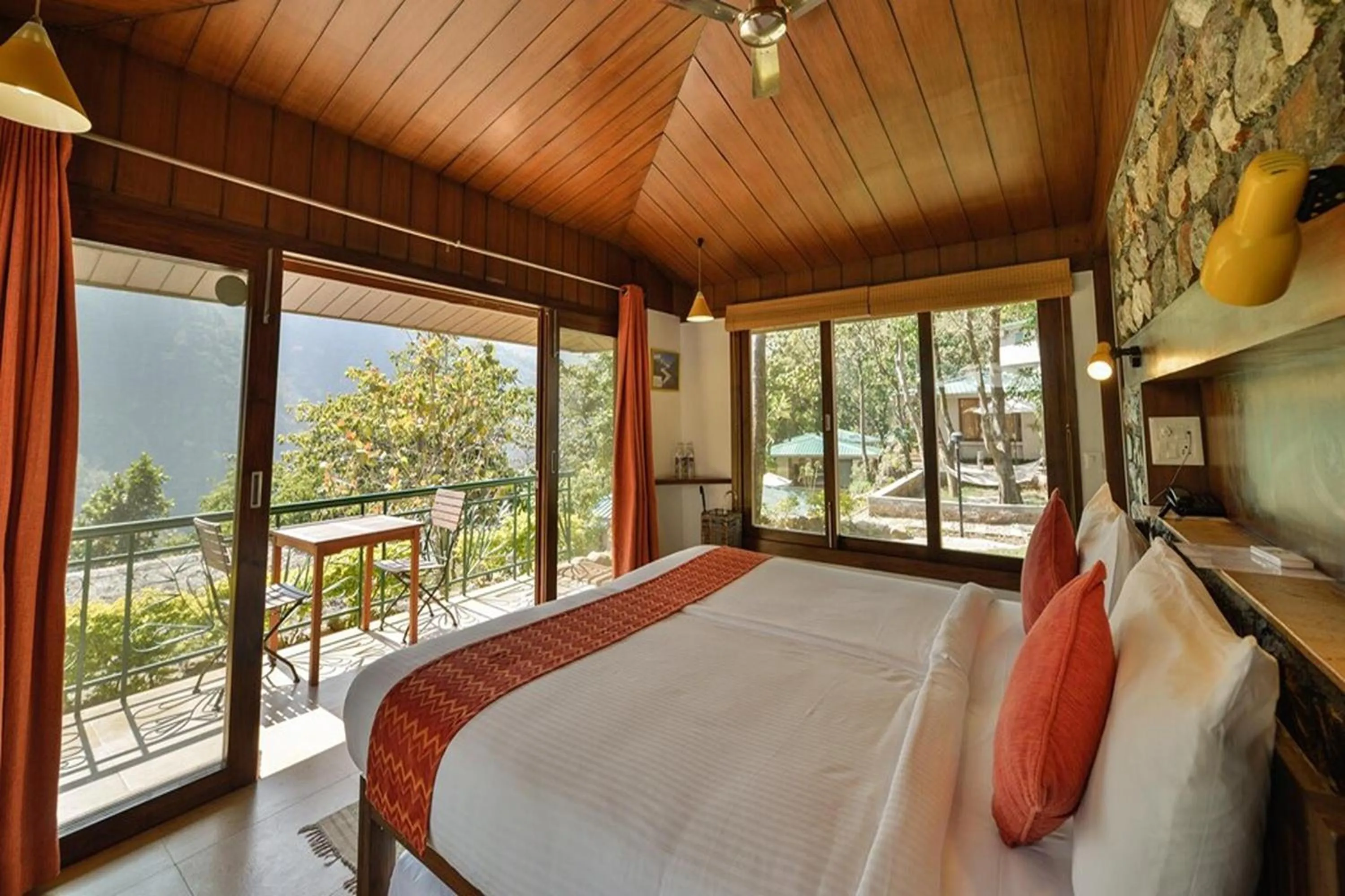 Bed in Atali Ganga Resort, Rishikesh
