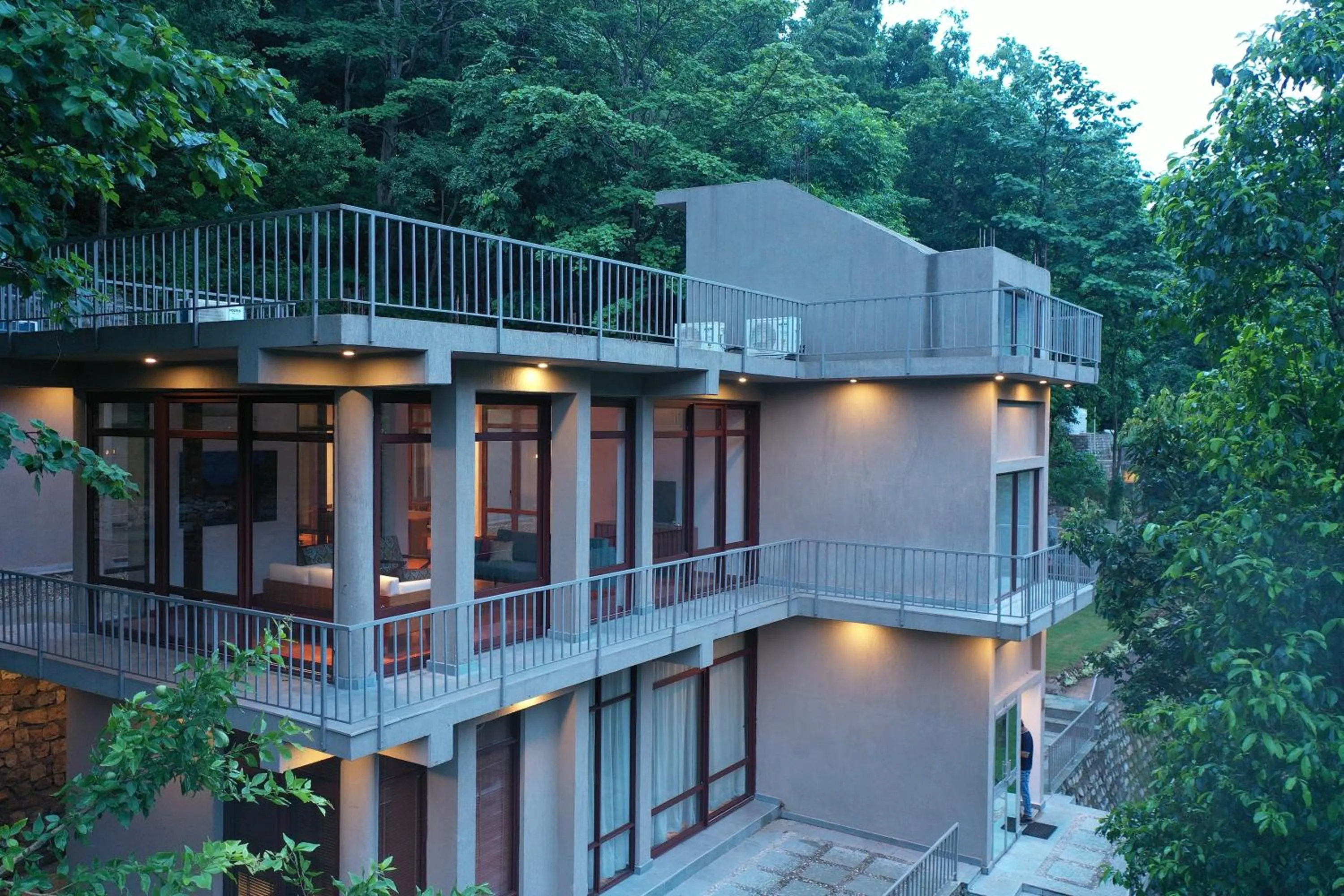 Property building in Atali Ganga Resort, Rishikesh