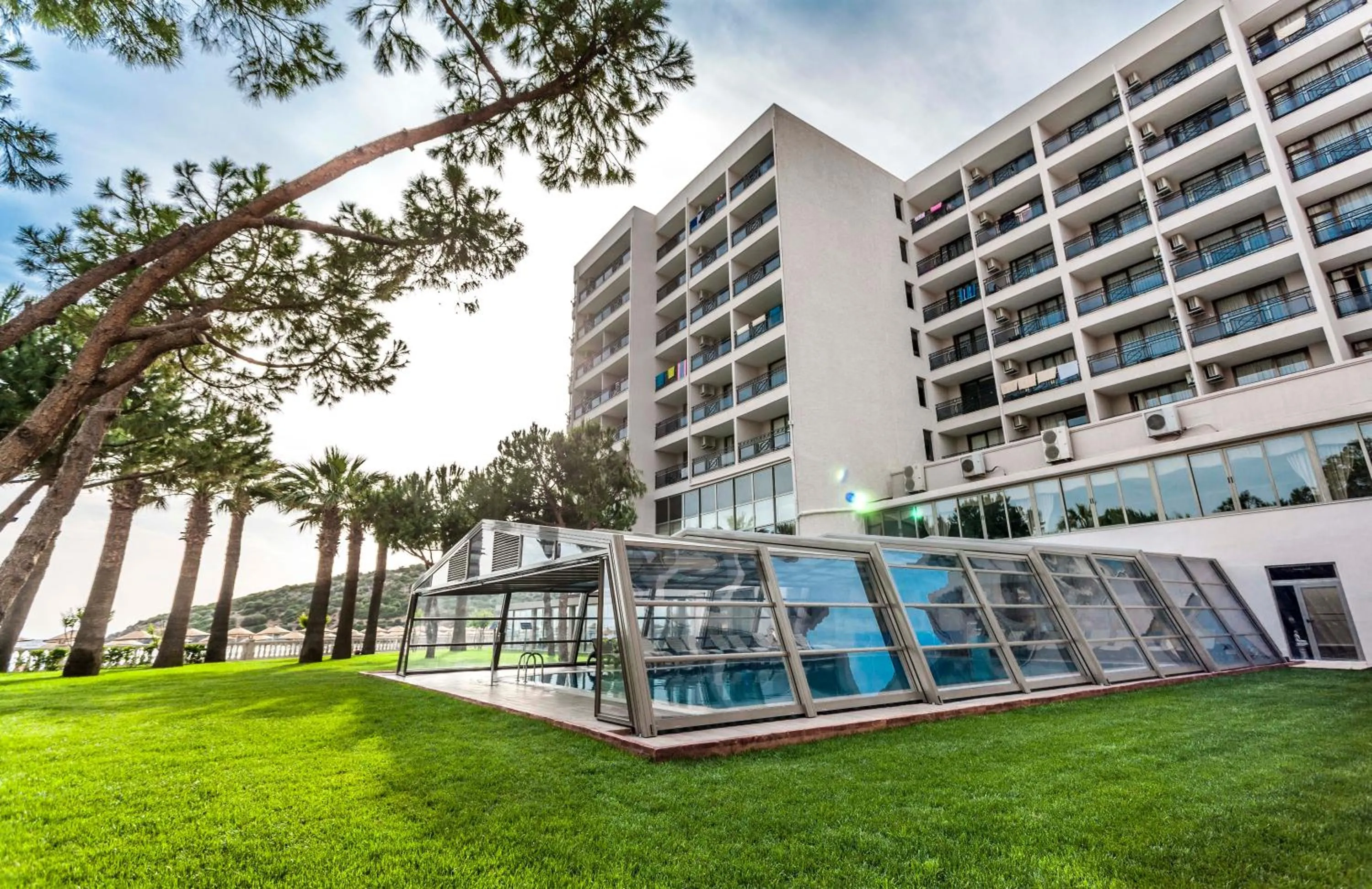 Facade/entrance in Tusan Beach Resort - All Inclusive