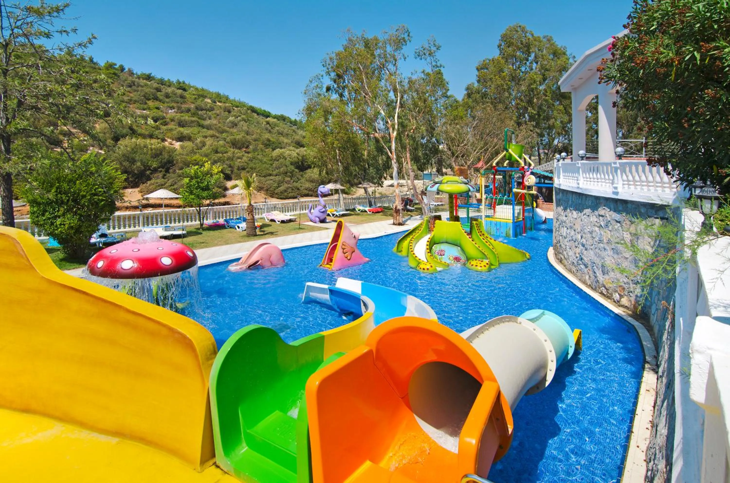 Aqua park in Tusan Beach Resort - All Inclusive