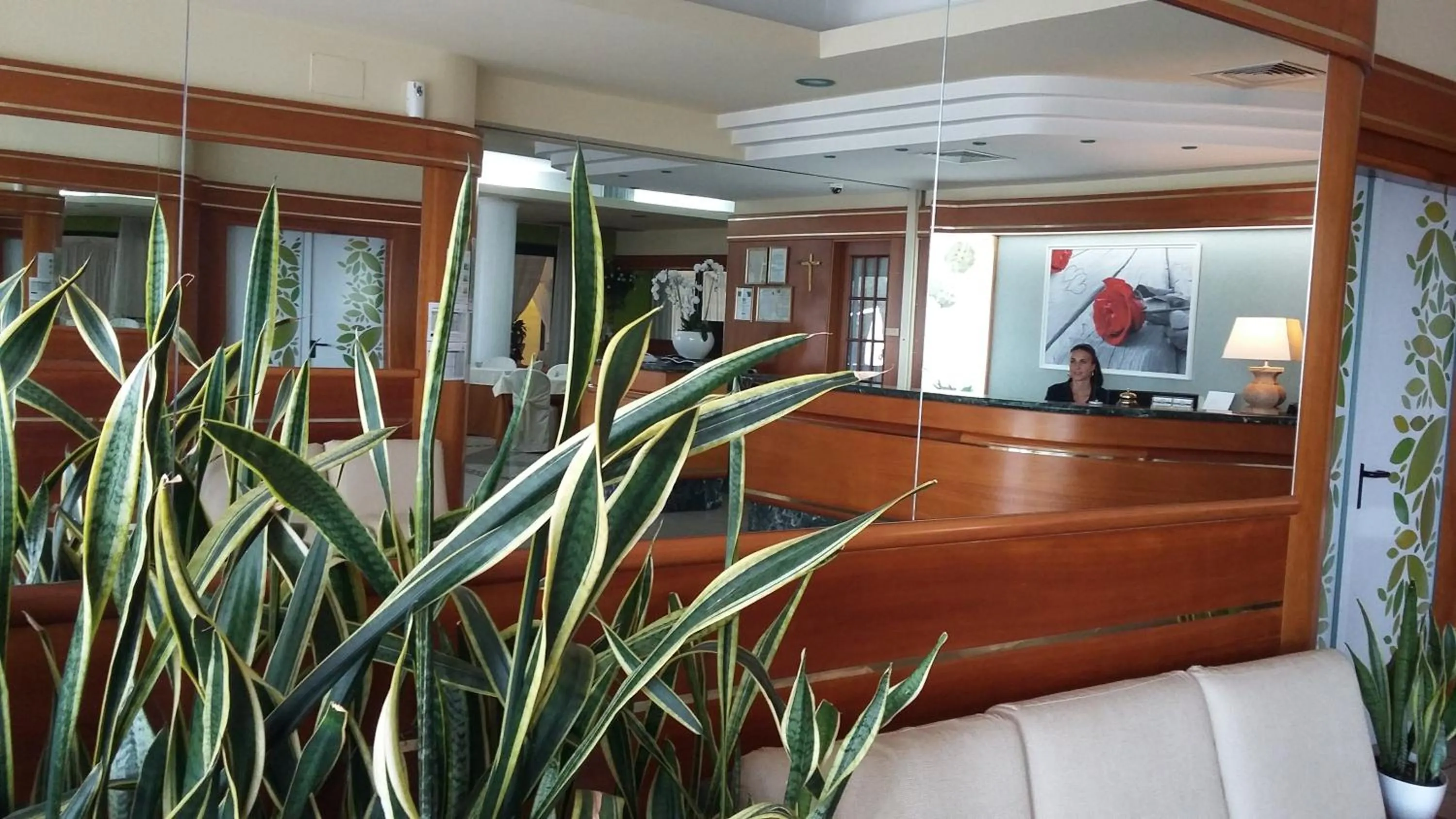 Lobby or reception in Hotel Parco degli Ulivi