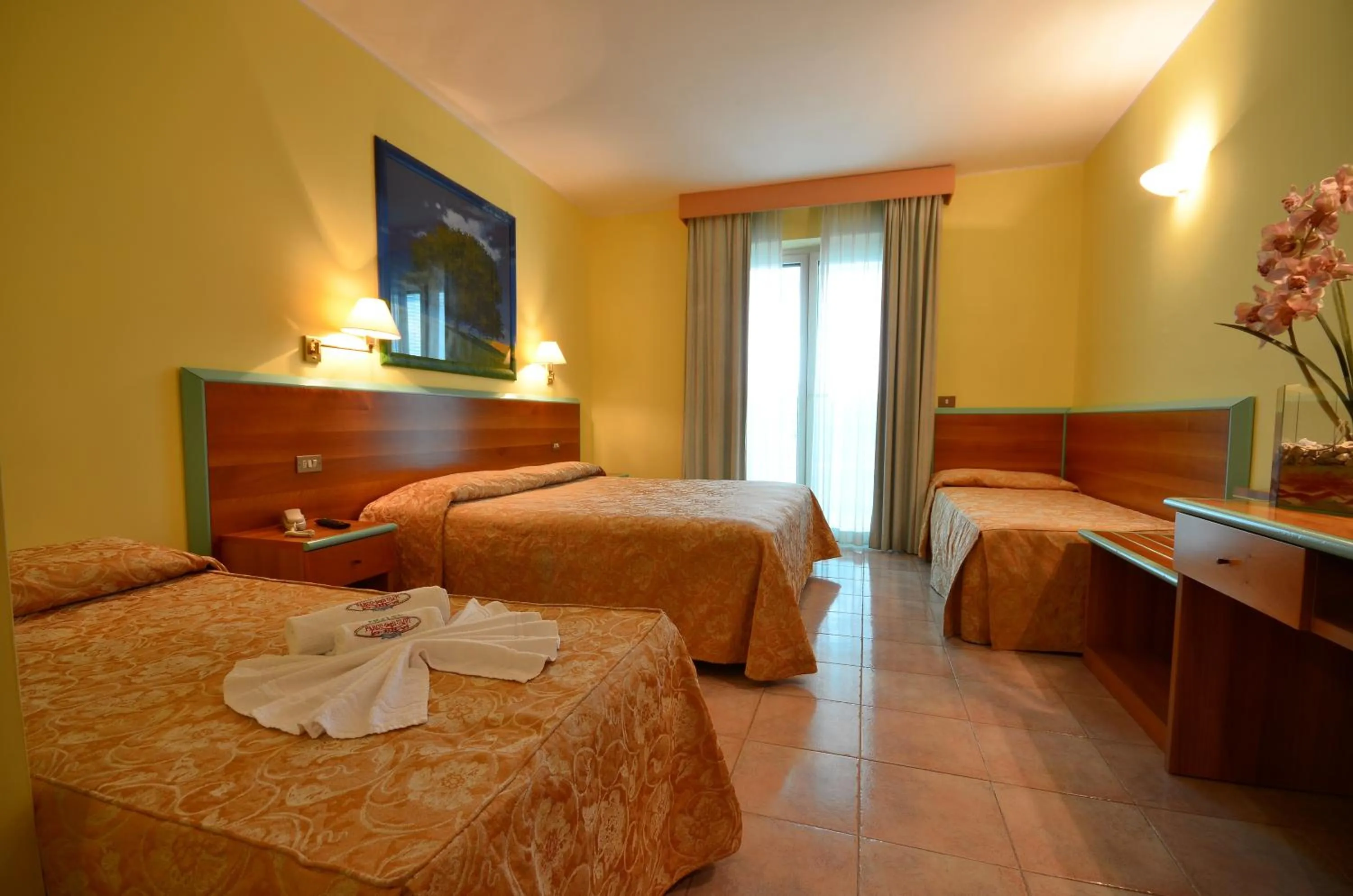 Bedroom, Bed in Hotel Parco degli Ulivi