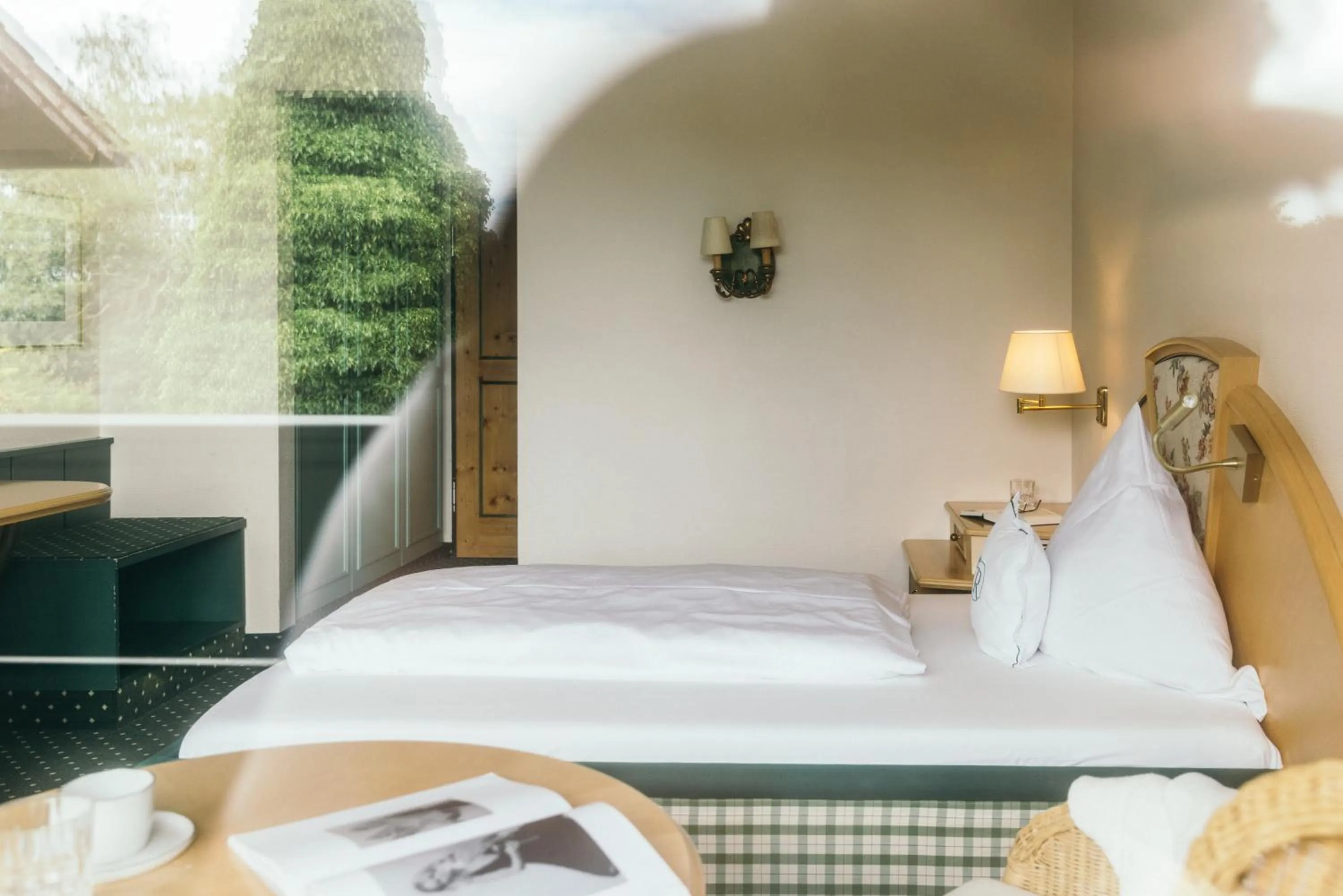 Bed in Garden Hotel Reinhart