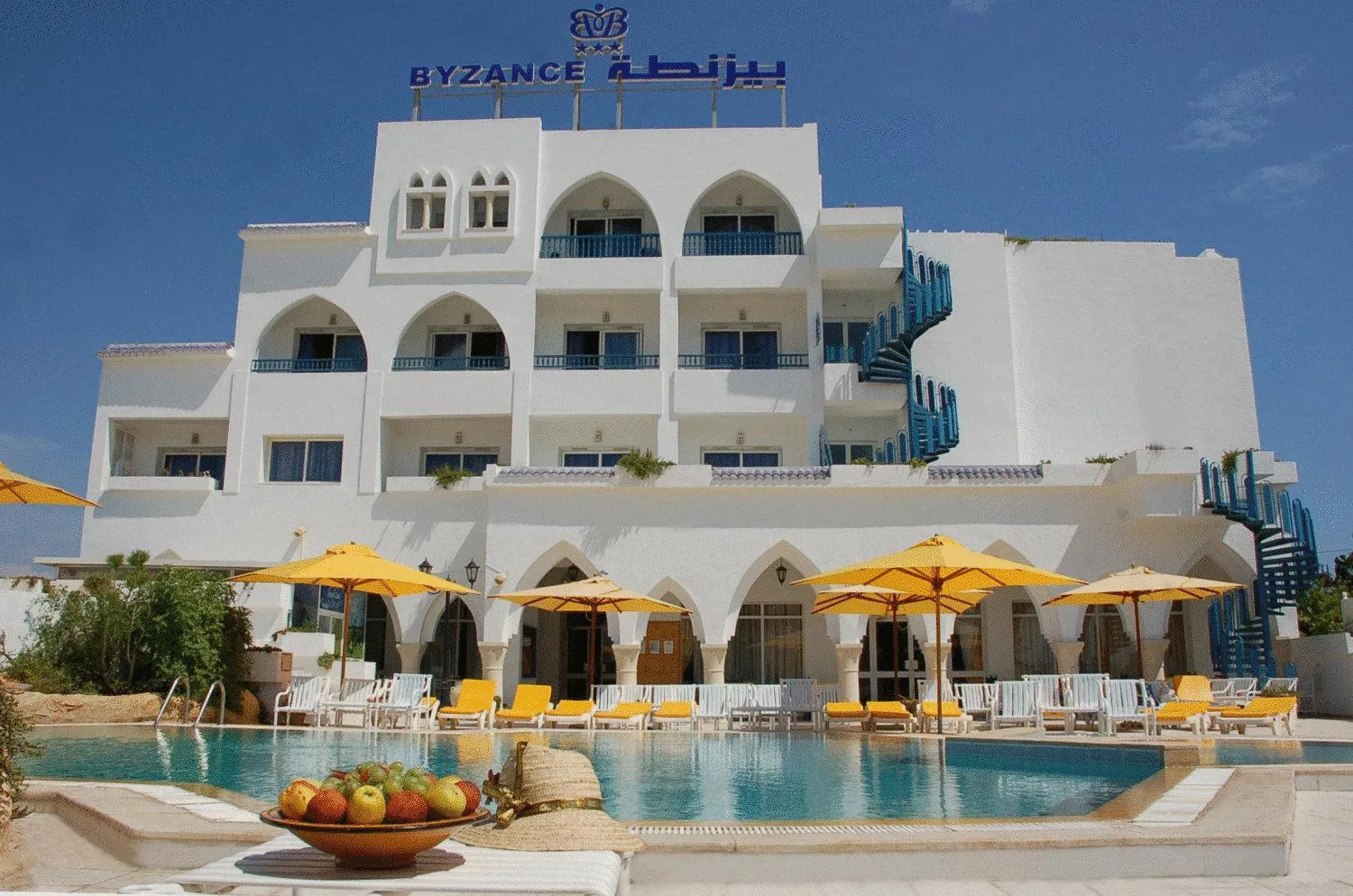 Swimming pool in Hotel Byzance