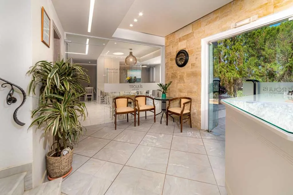 Lobby or reception in Troulis Seaside
