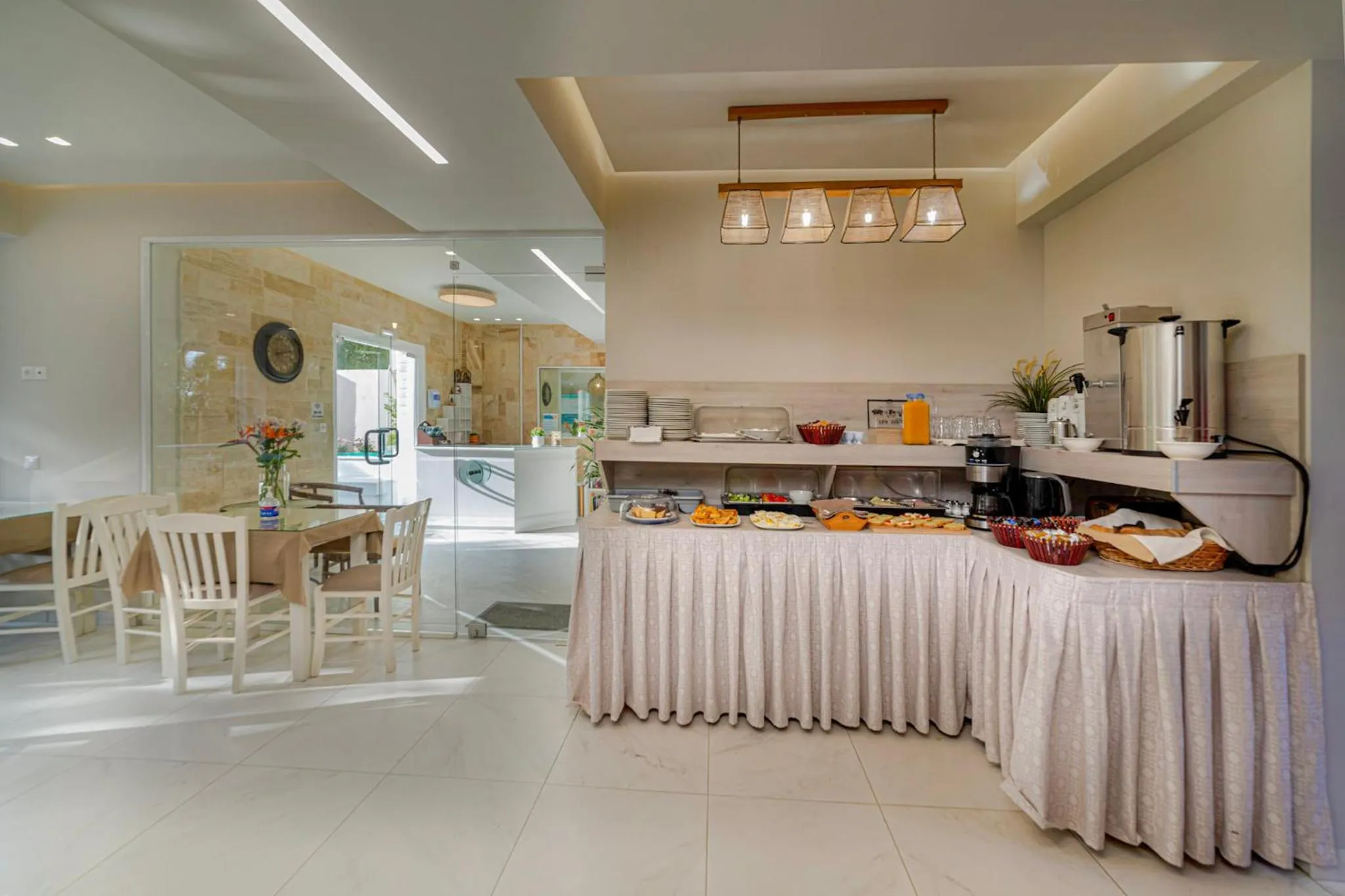 Breakfast in Troulis Seaside