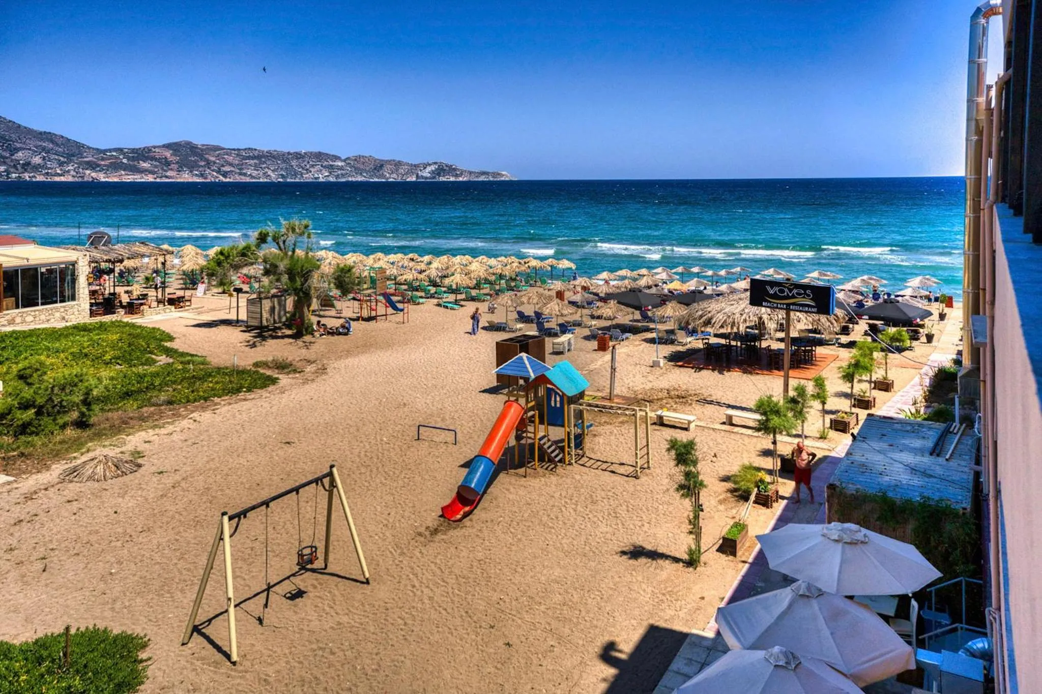 Children play ground in Troulis Seaside