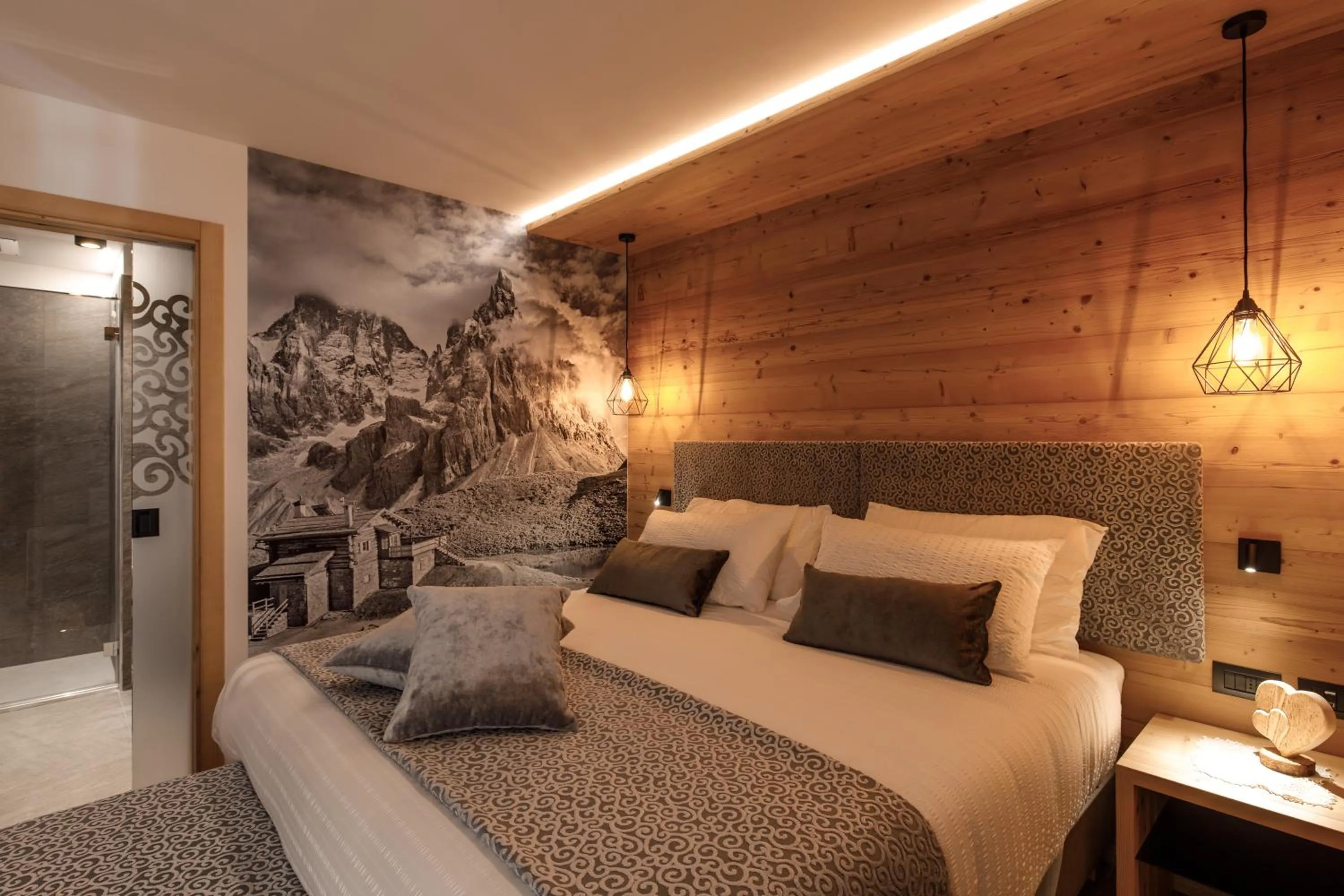 Bed in Hotel Belvedere