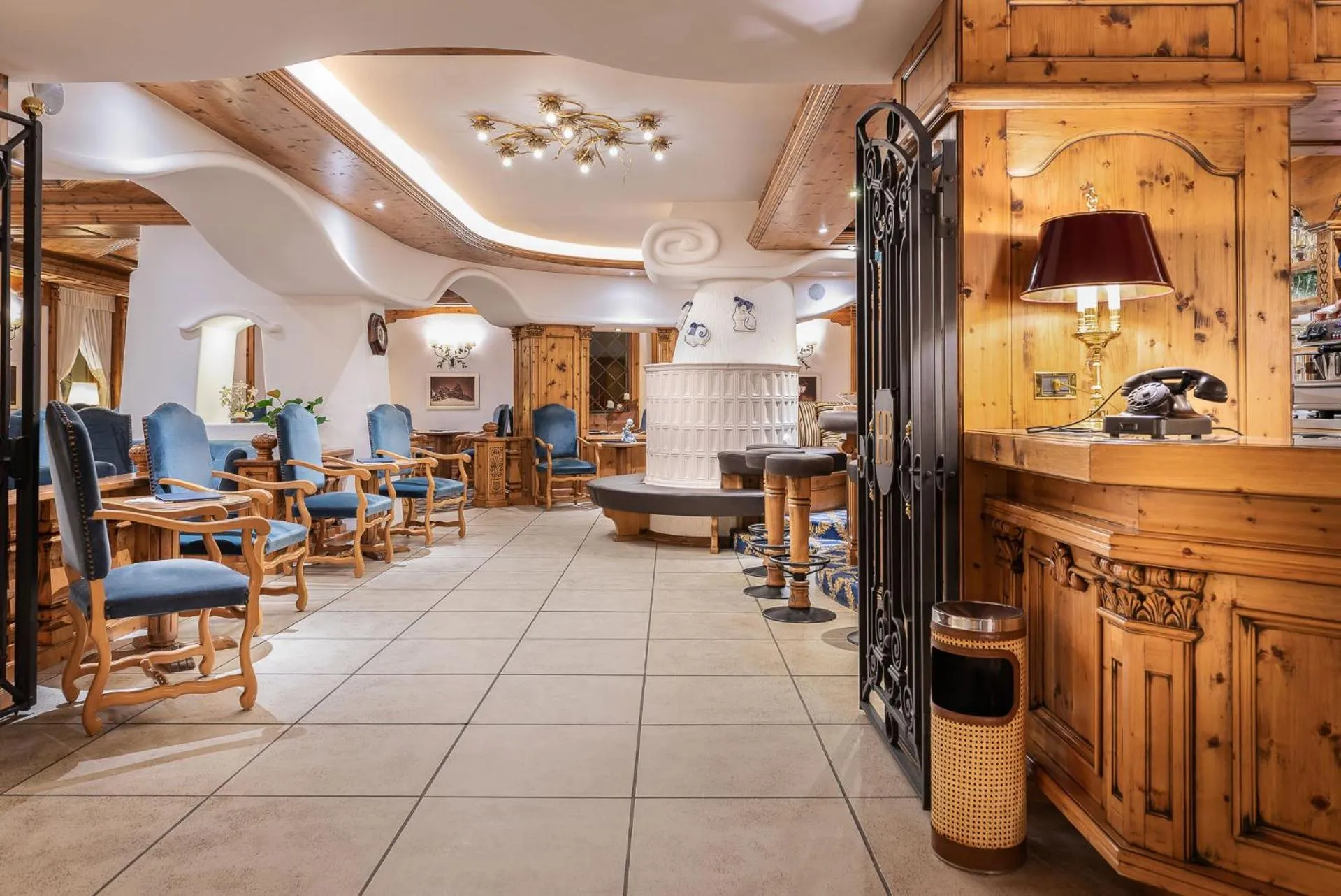 Lobby or reception in Hotel Belvedere