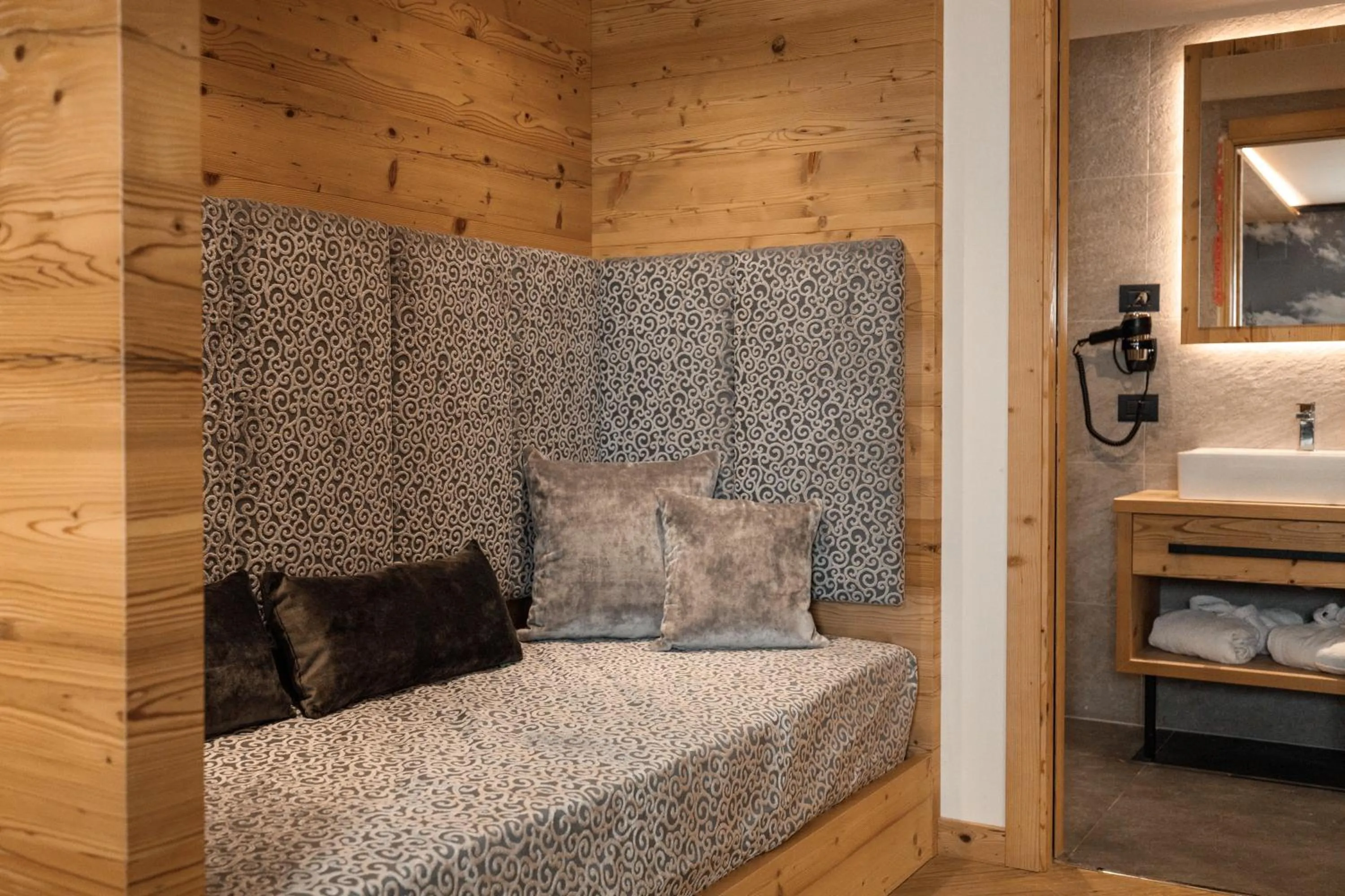 Bed in Hotel Belvedere