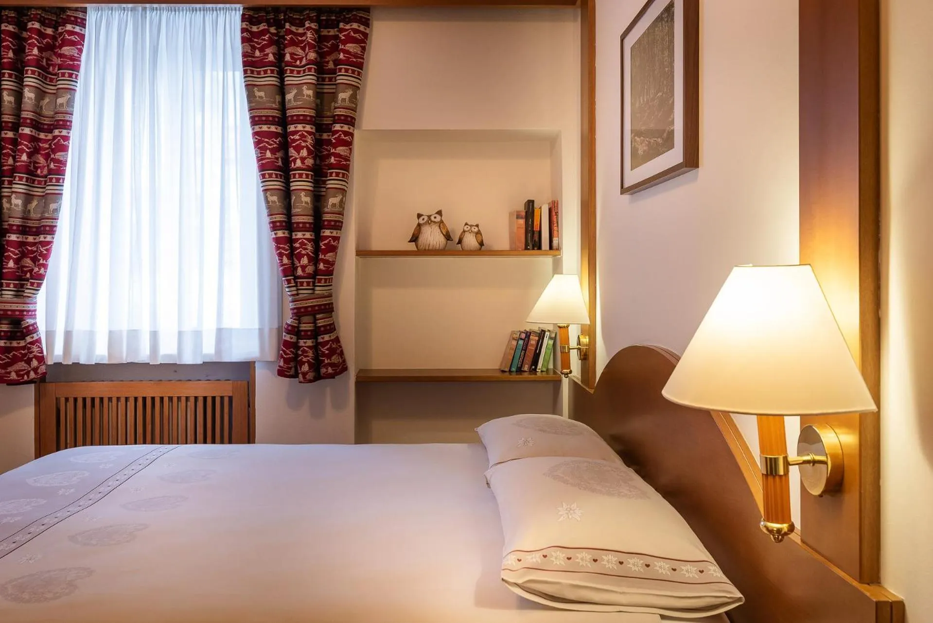 Bed in Hotel Belvedere