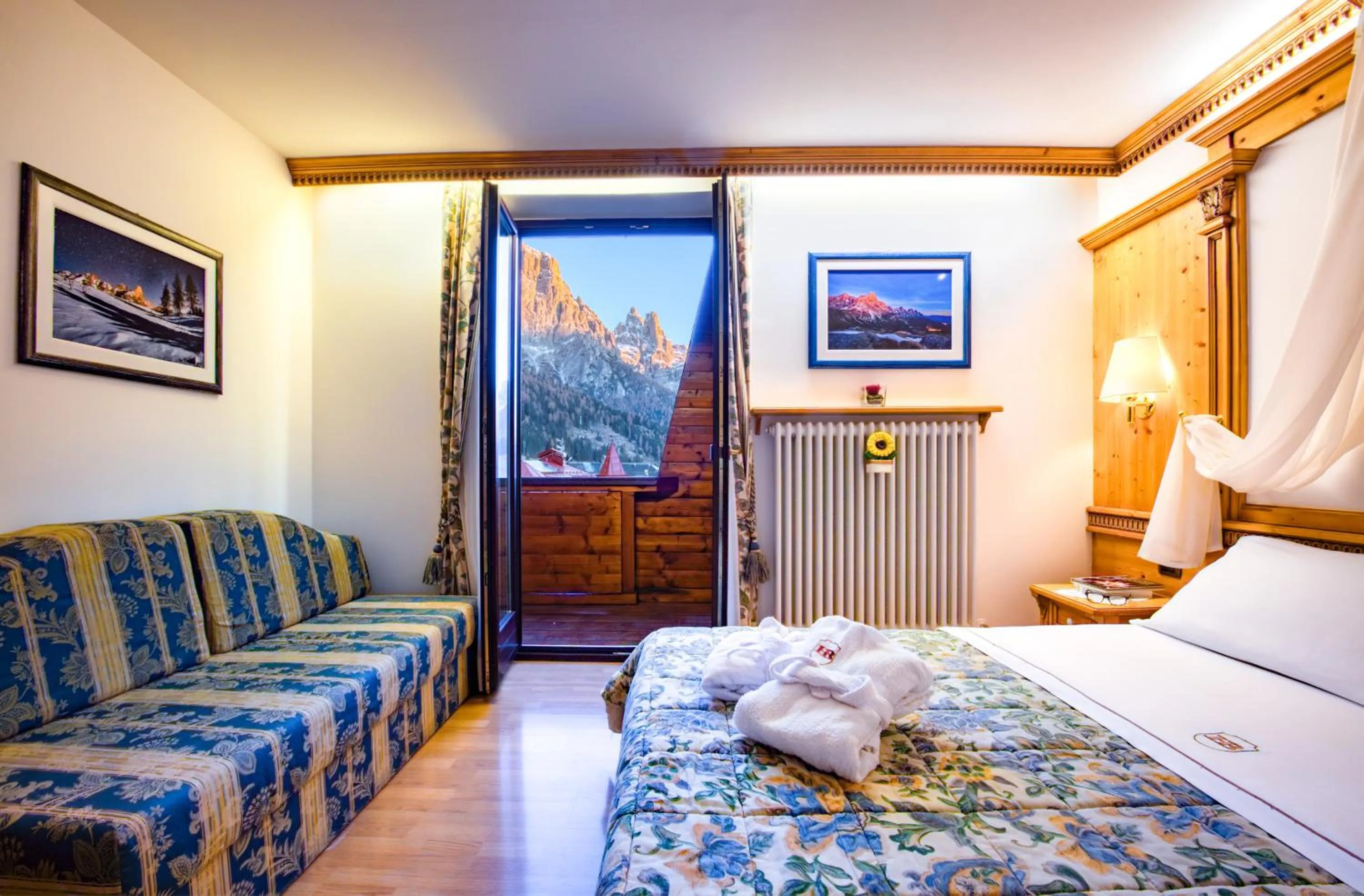 Bed in Hotel Belvedere